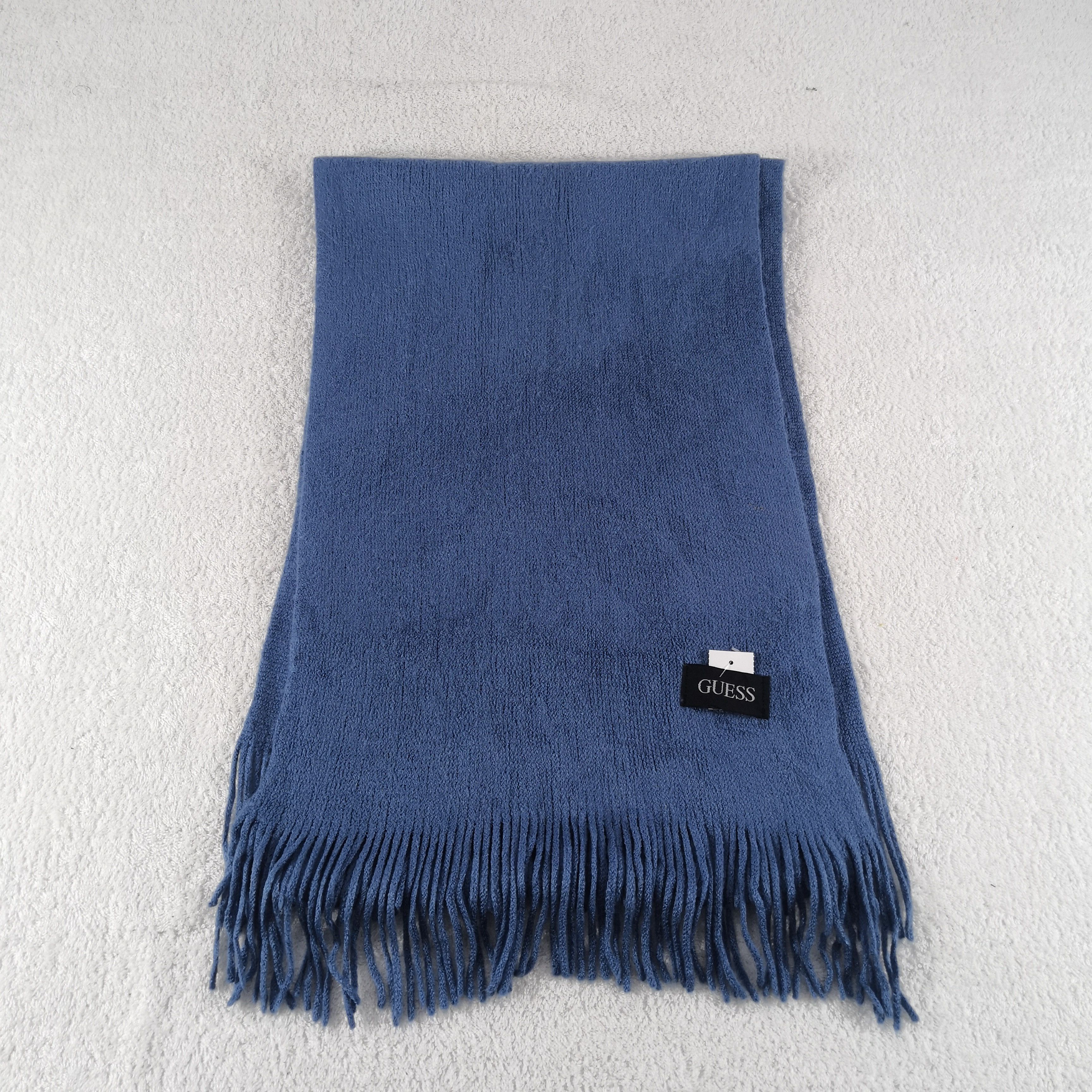 Guess Vintage Guess Scarf Muffler Wool Ribbed Scarves Size ONE SIZE - 2 Thumbnail