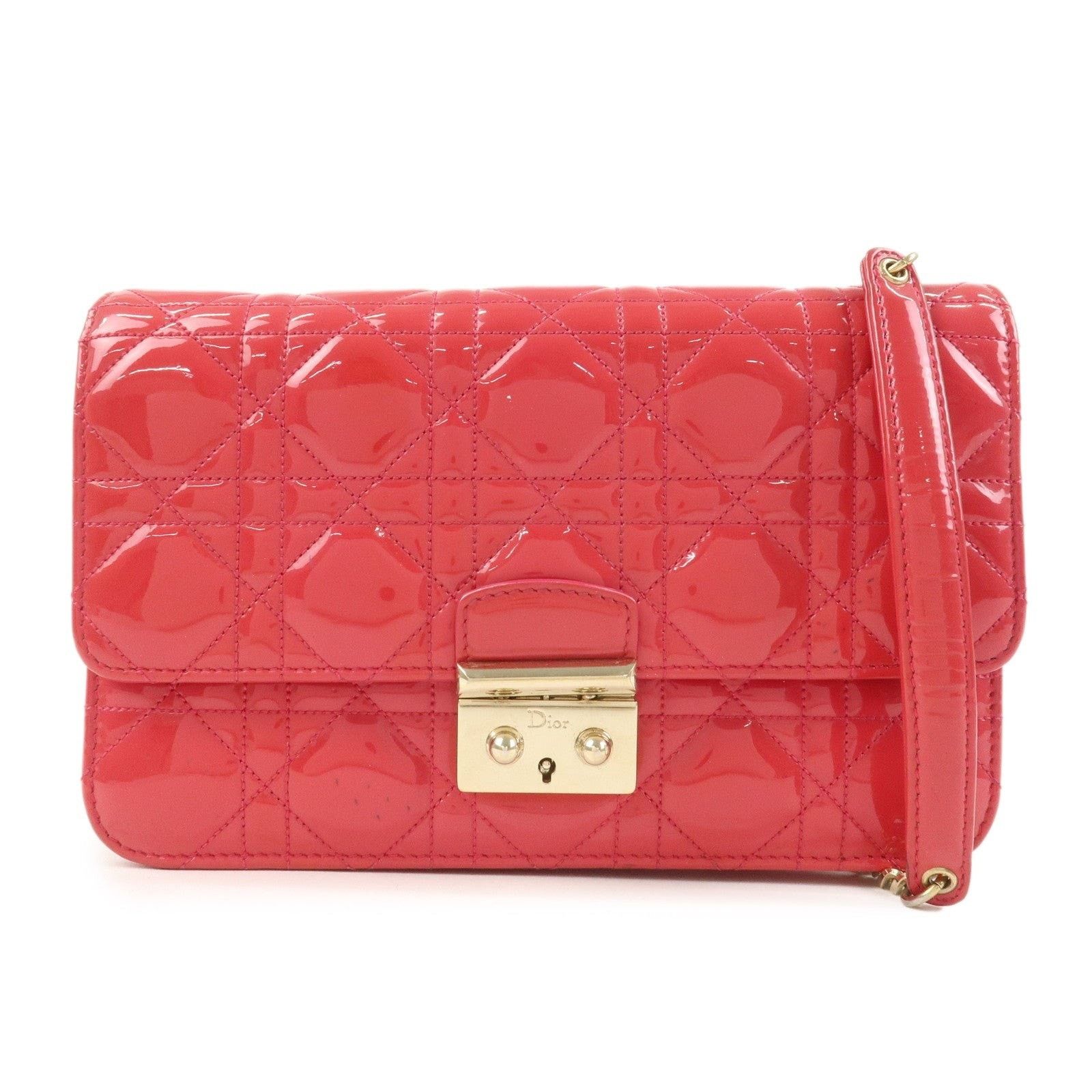 Christian Dior Monsieur Christian Dior Patent Leather Shoulder Bag Size ONE SIZE - 1 Thumbnail