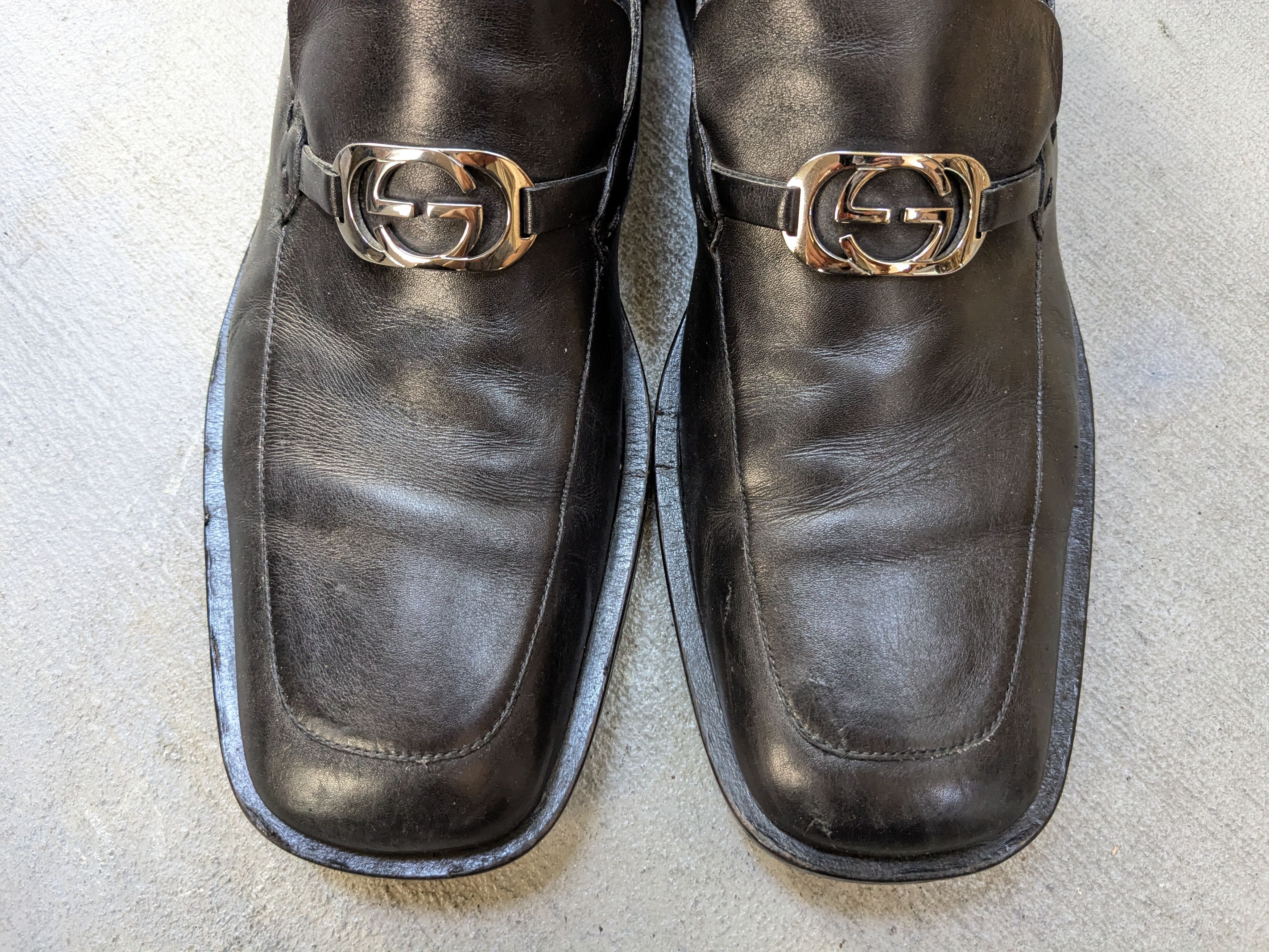 Gucci Gucci Horsebit Loafers Black 10 D Leather Italy Slip On GG Size US 10 / EU 43 - 4 Thumbnail