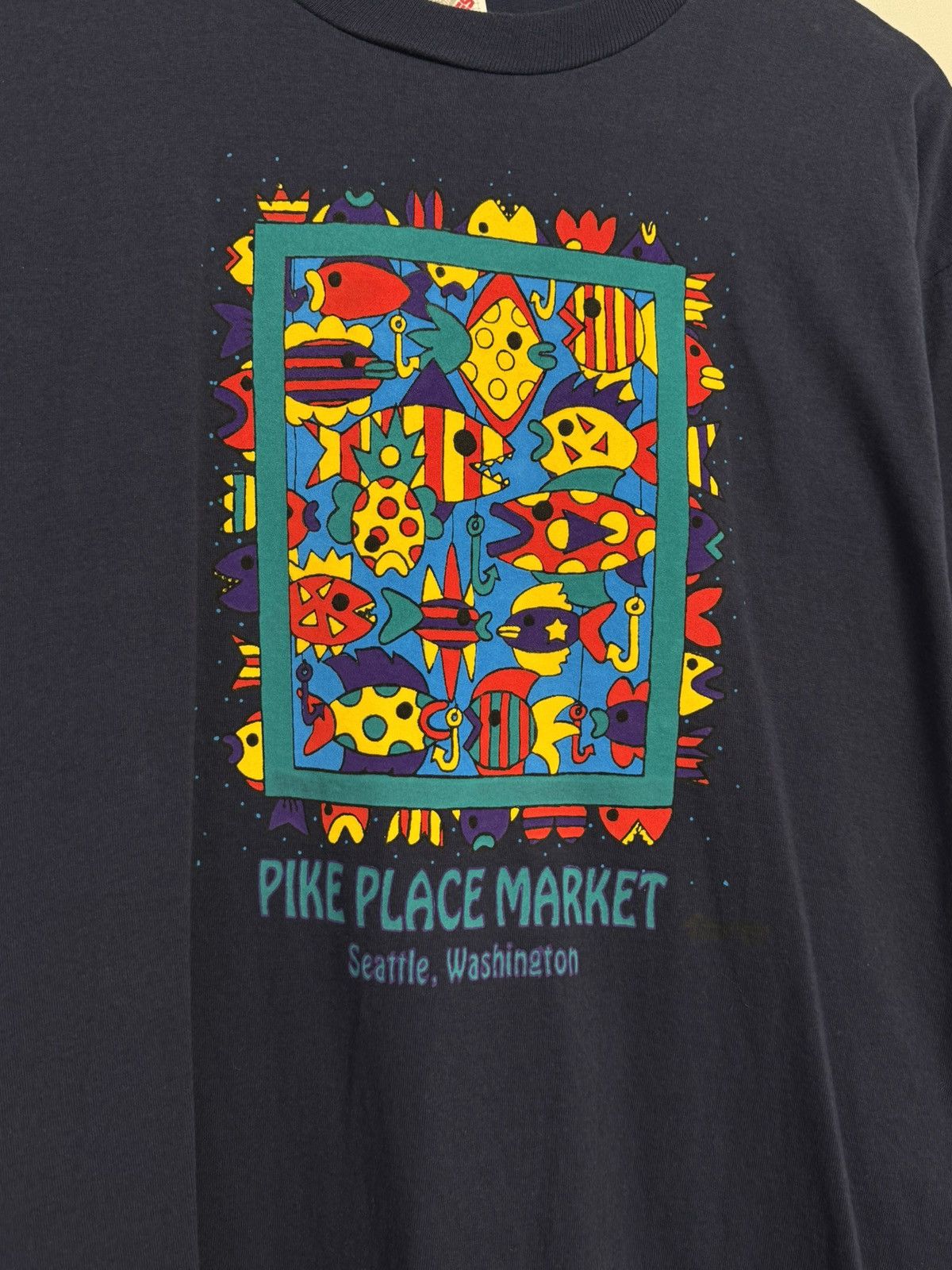 Vintage Pike Place market Seattle,Washington Size US XL / EU 56 / 4 - 4 Thumbnail