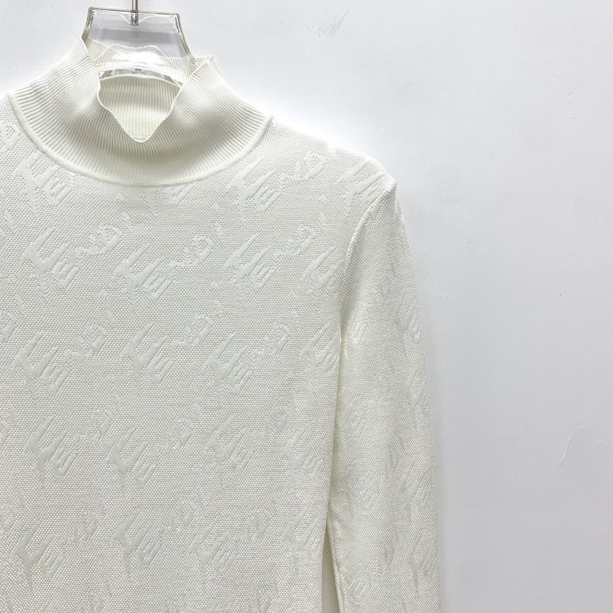 Fendi Fendi All-over Print Turtleneck Long Sleeve Dress K26WX Size S / US 4 / IT 40 - 3 Thumbnail