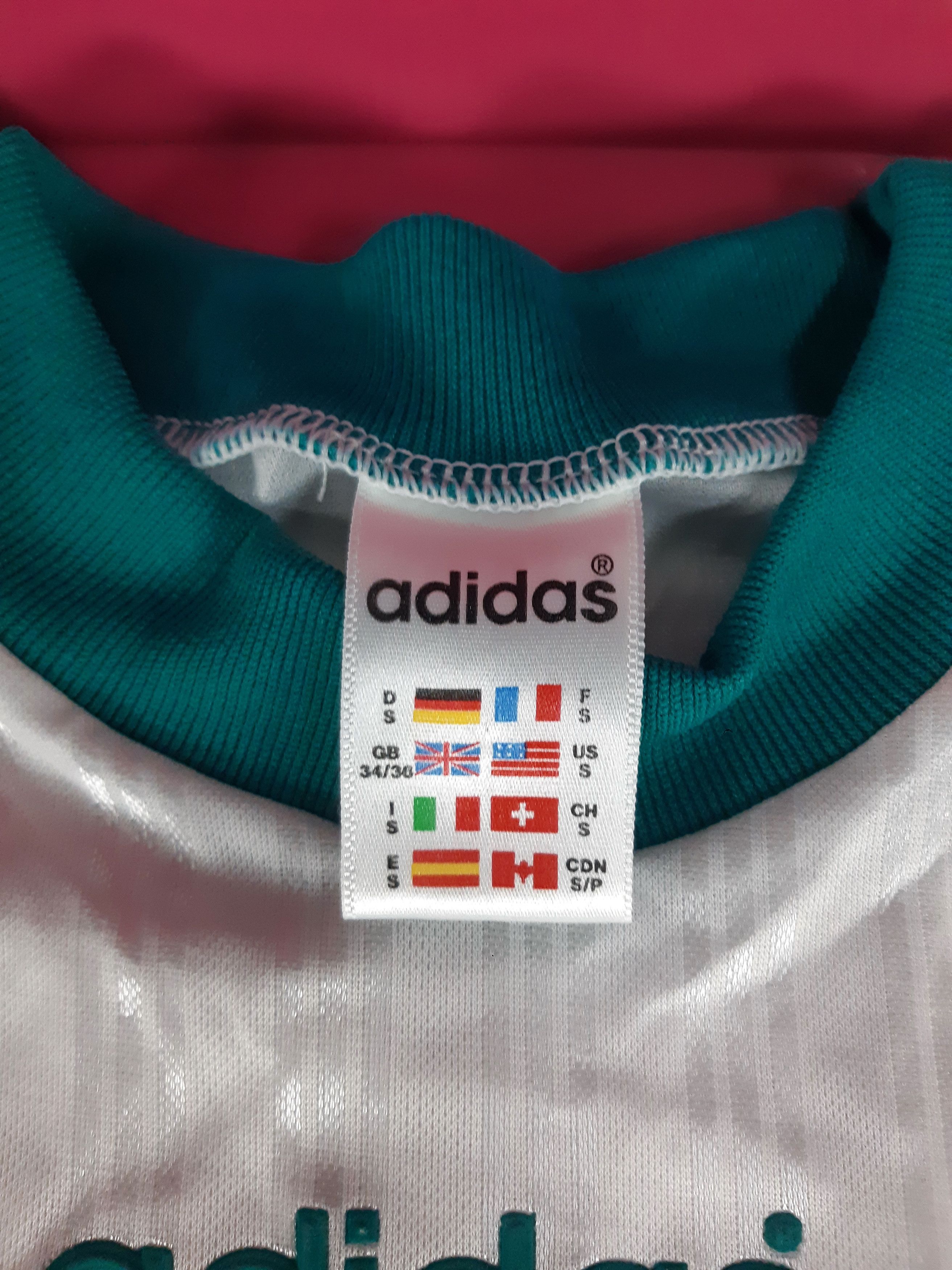 Adidas Vintage 90s ADIDAS Soccer Jersey Made in England size S NOS Size US S / EU 44-46 / 1 - 5 Thumbnail