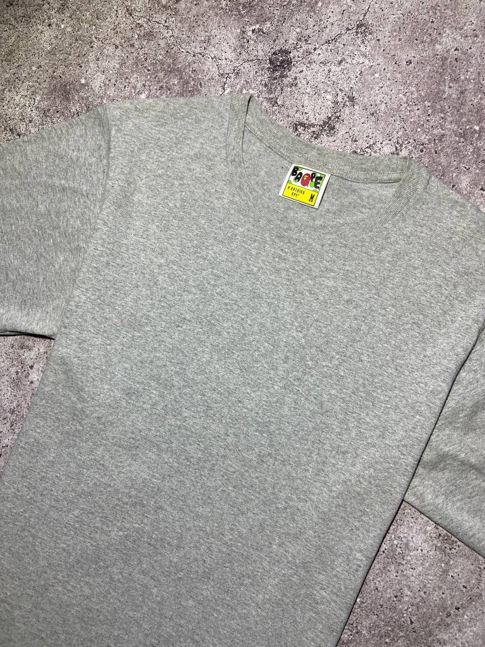 Bape BAPE A Bathing Ape One Point Patch Tee Grey - Size M Size US M / EU 48-50 / 2 - 5 Thumbnail