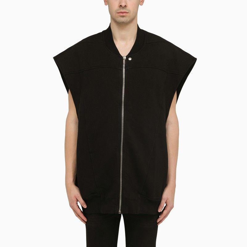 image of Rick Owens Drkshdw Drkshdw Lido Jumbo Flight Vest Black, Men's (Size Small)