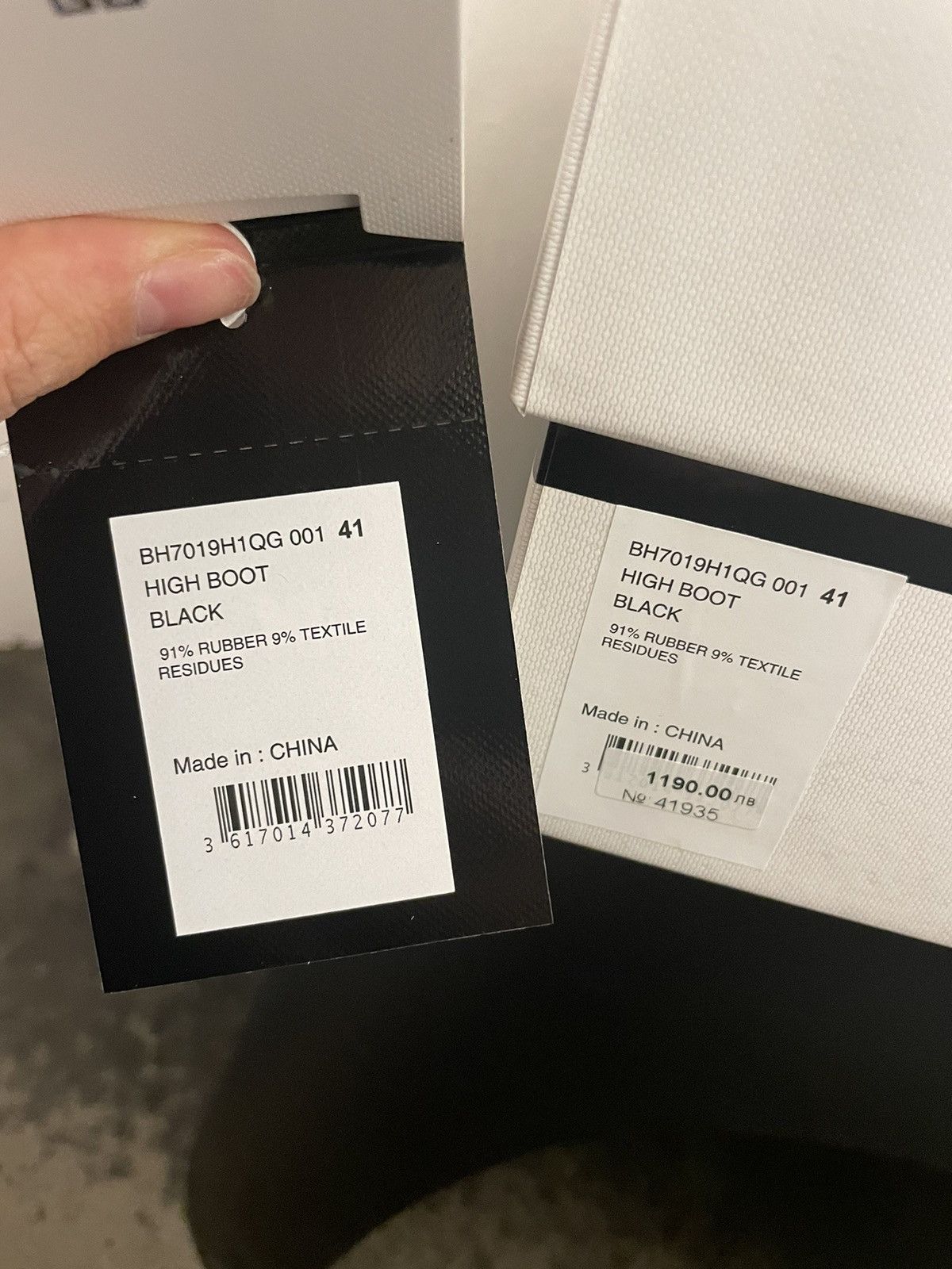 Givenchy Bogs lace up boots in rubber and neoprene Size US 8 / EU 41 - 6 Thumbnail