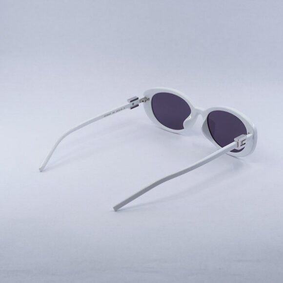 Gucci Gucci GG1684SA 006 Sunglasses White Oval Frame, Grey Lenses Size ONE SIZE - 9 Thumbnail