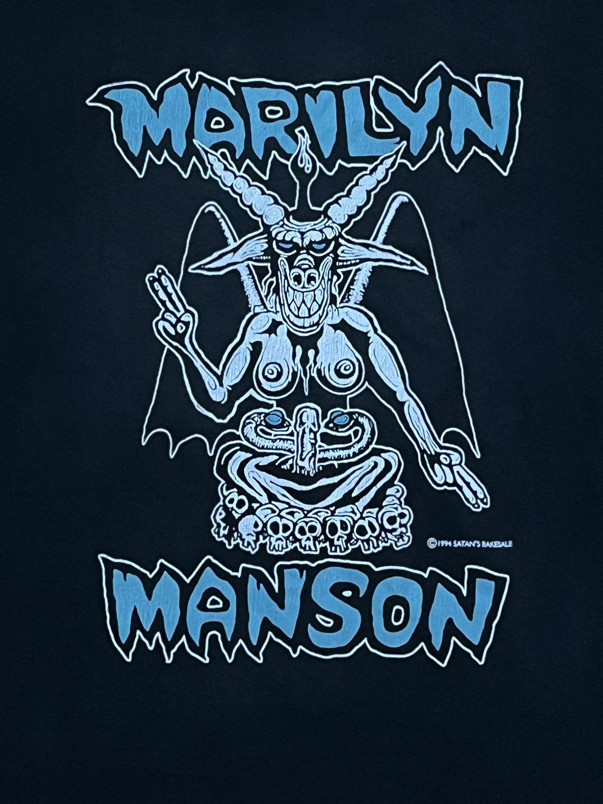 Band Tees Marilyn Manson 1994 Size US XL / EU 56 / 4 - 3 Thumbnail
