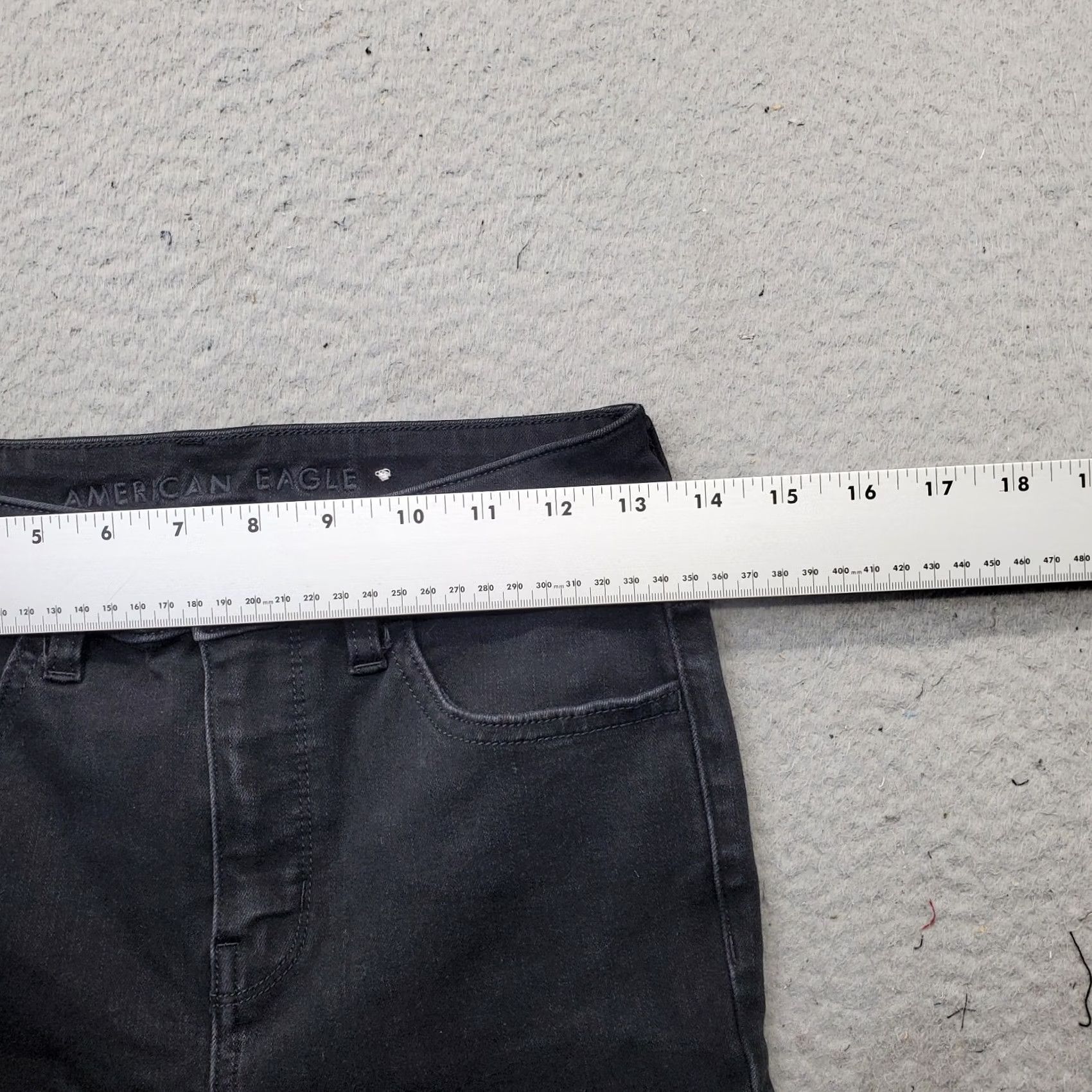 American Eagle Outfitters American Eagle Outfitters Jegging Jeans Women 4 Black Denim Hi Rise Regular Fit Size 4 Women Size 27" / US 4 / IT 40 - 6 Thumbnail