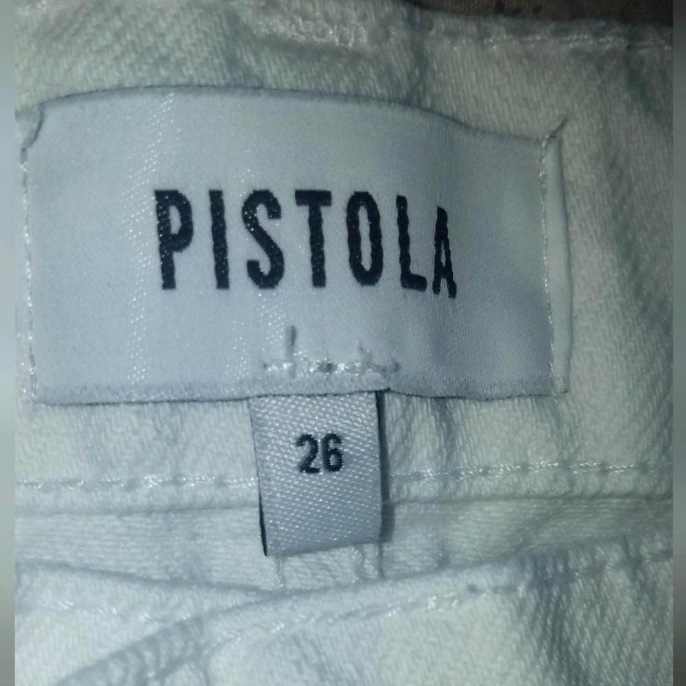 Designer Pistola White Jean's Shorts Size 26 Size 26" / US 2 / IT 38 - 3 Thumbnail