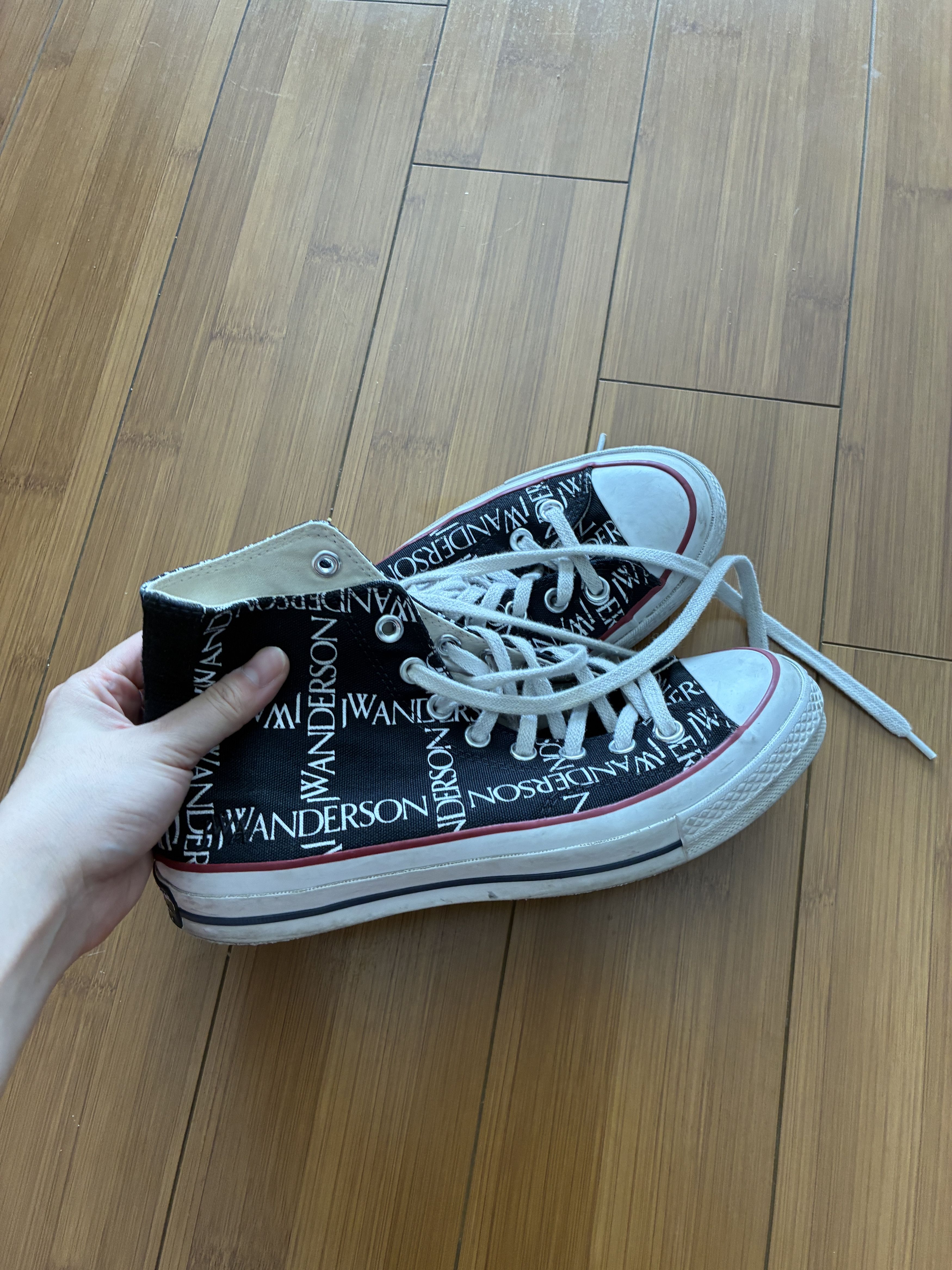 JW Anderson Converse JW Anderson All Star Hi Top Black US Women's 8.5 Size US 6.5 / EU 39-40 - 1 Thumbnail