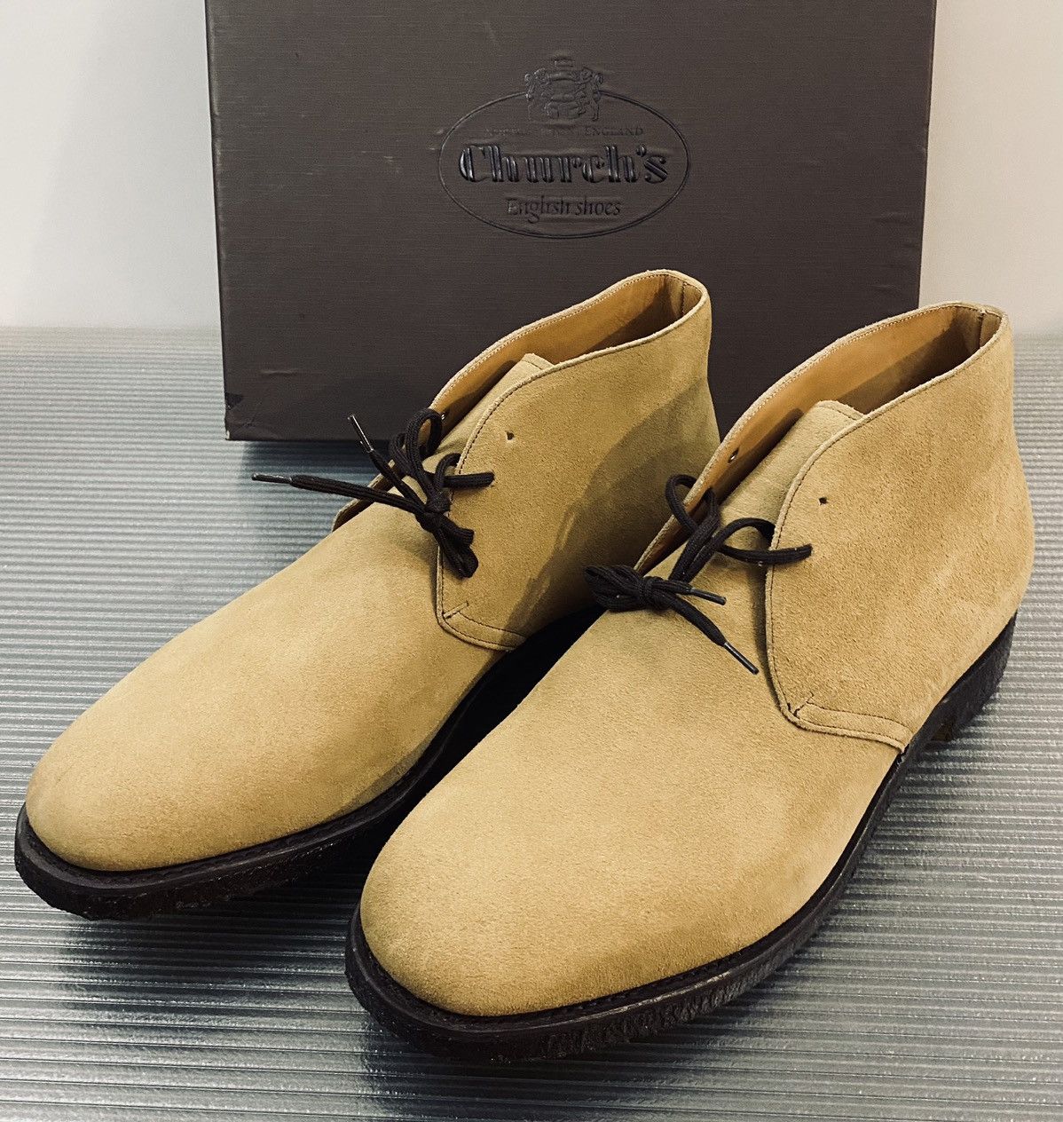 Church's Churchs 🏴󠁧󠁢󠁥󠁮󠁧󠁿 desert castoro suede Ryder chukka boots 12.5 NEW Size US 12.5 / EU 45-46 - 1 Thumbnail