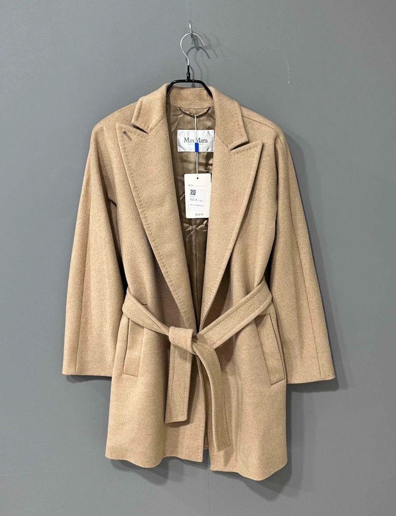 Max Mara Max Mara Camel pure cashmere coat Size L / US 10 / IT 46 - 1 Thumbnail