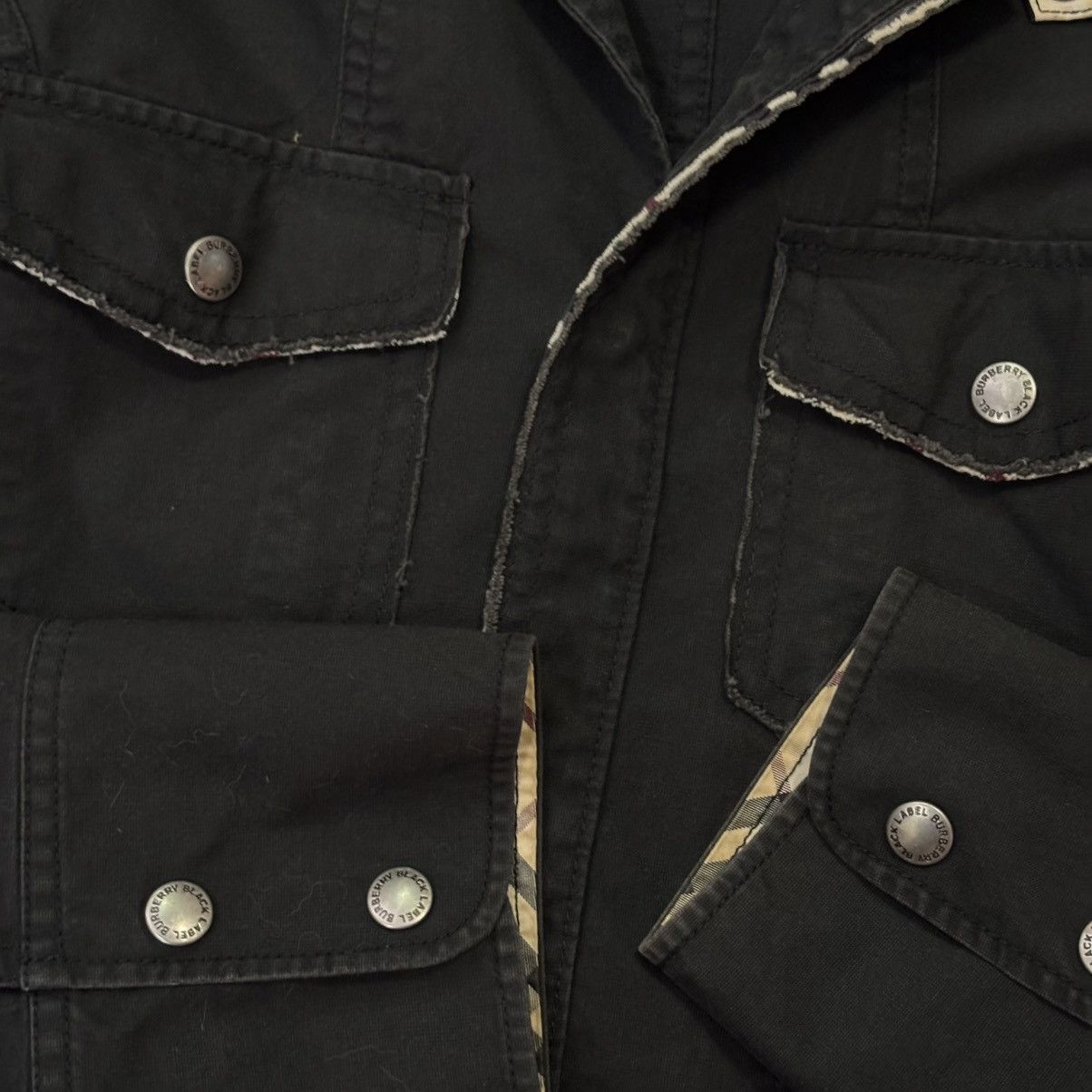 Burberry Burberry Distressed Lining Design Snap Button Jacket Size US L / EU 52-54 / 3 - 9 Thumbnail