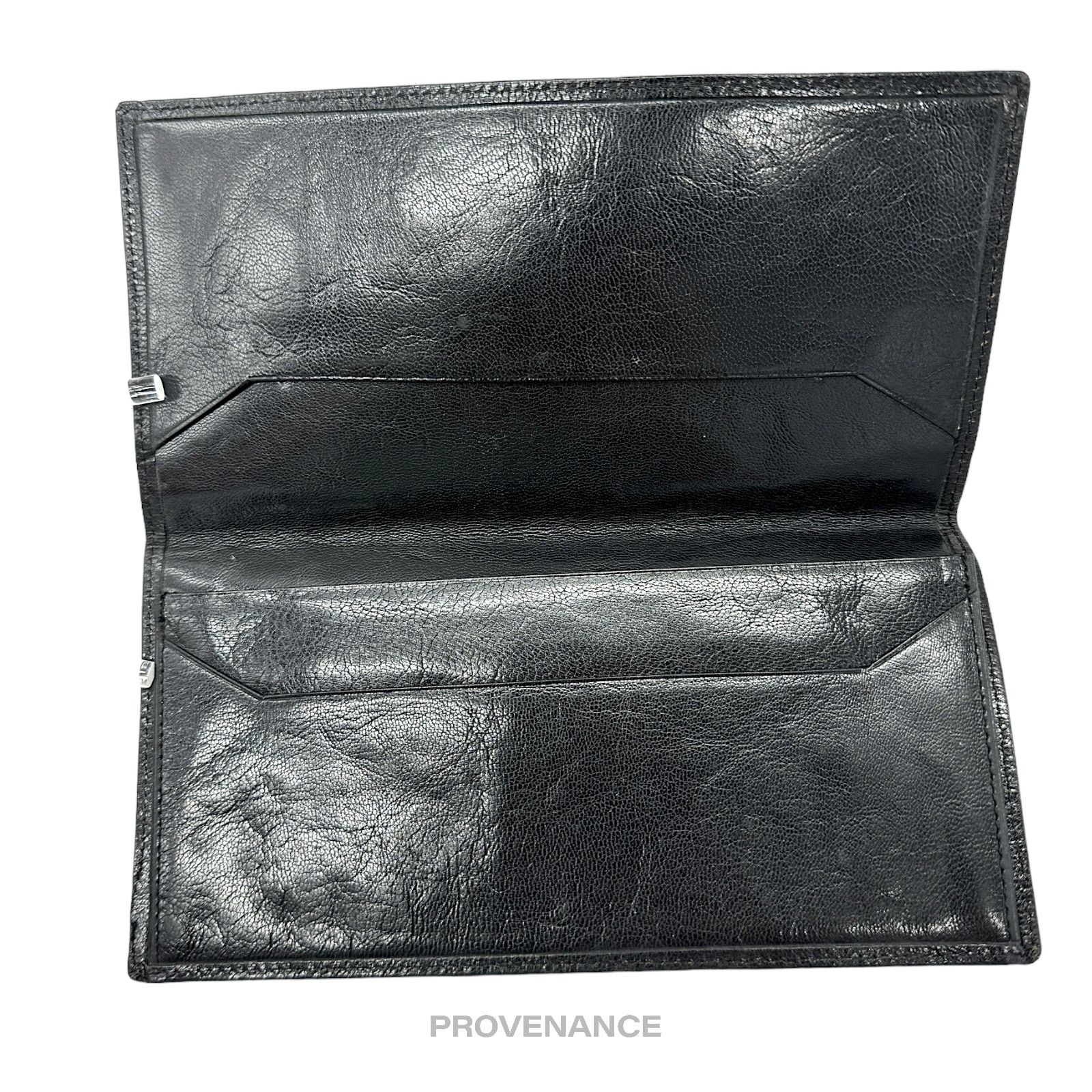 Goyard 🔴 Goyard Long Wallet - Black Jacquard Goyardine Size ONE SIZE - 5 Thumbnail