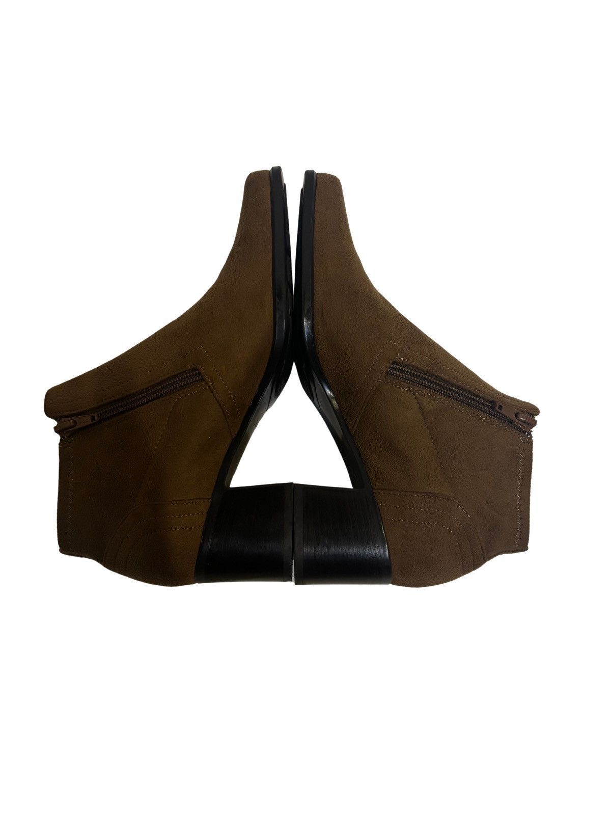 Liz Claiborne Beige suede ankle Boots.wf7011 Size US 6.5 / IT 36.5 - 6 Thumbnail