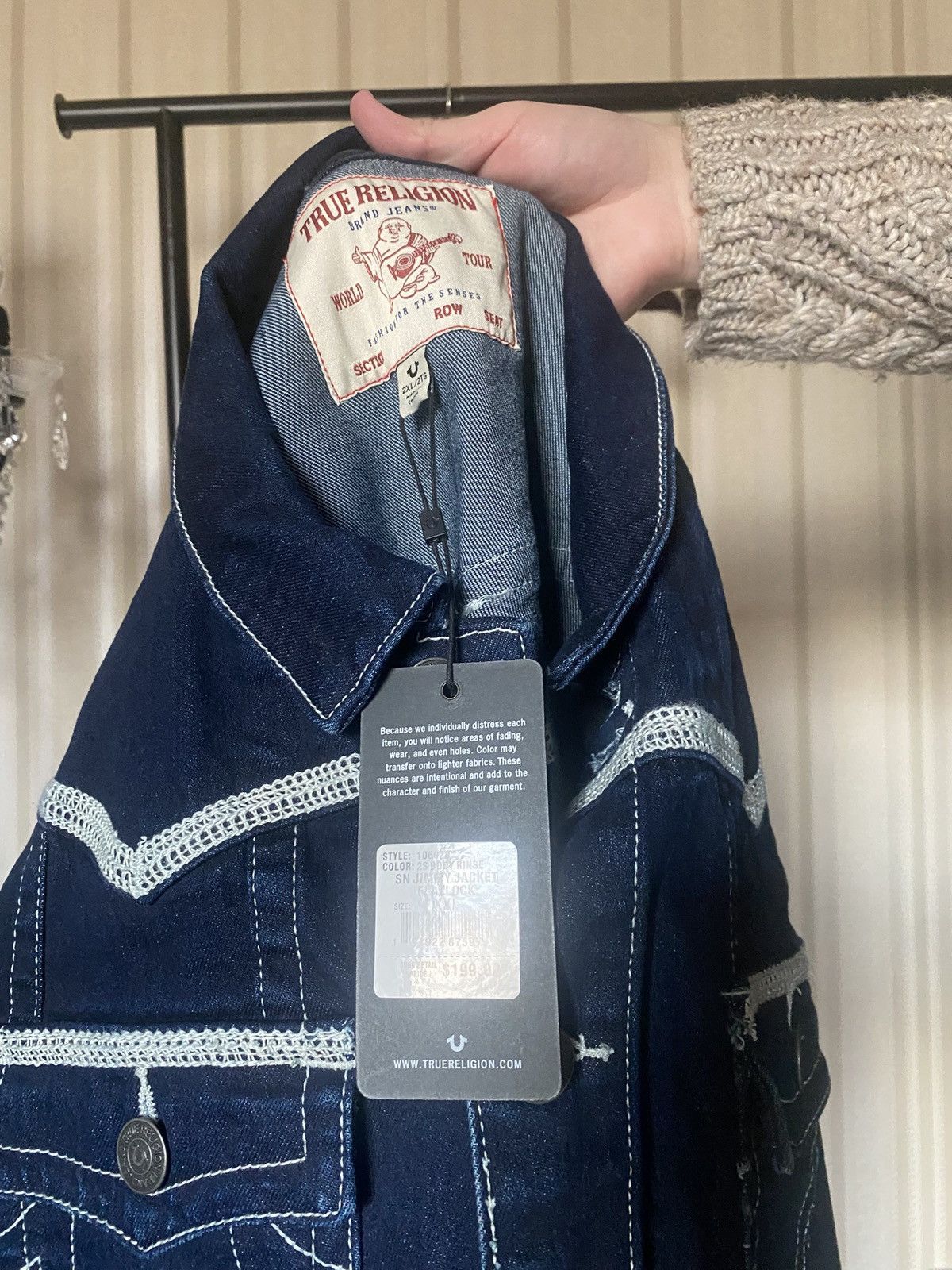 True Religion True Religion denim jacket - Brand new w/ tags Size US XXL / EU 58 / 5 - 3 Thumbnail