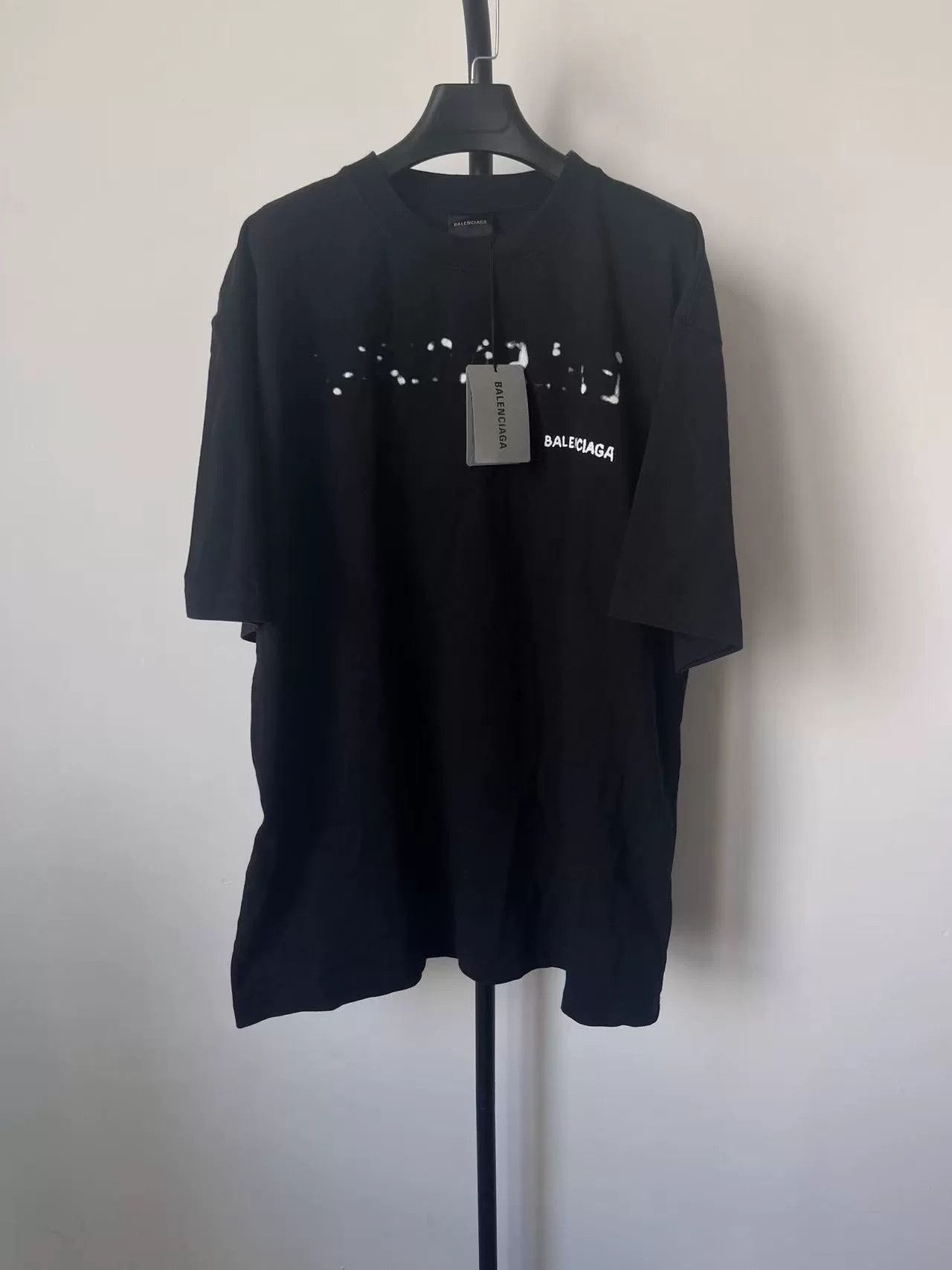 Balenciaga Balenciaga Logo Print Short Sleeve T-shirt Size M / US 6-8 / IT 42-44 - 1 Thumbnail