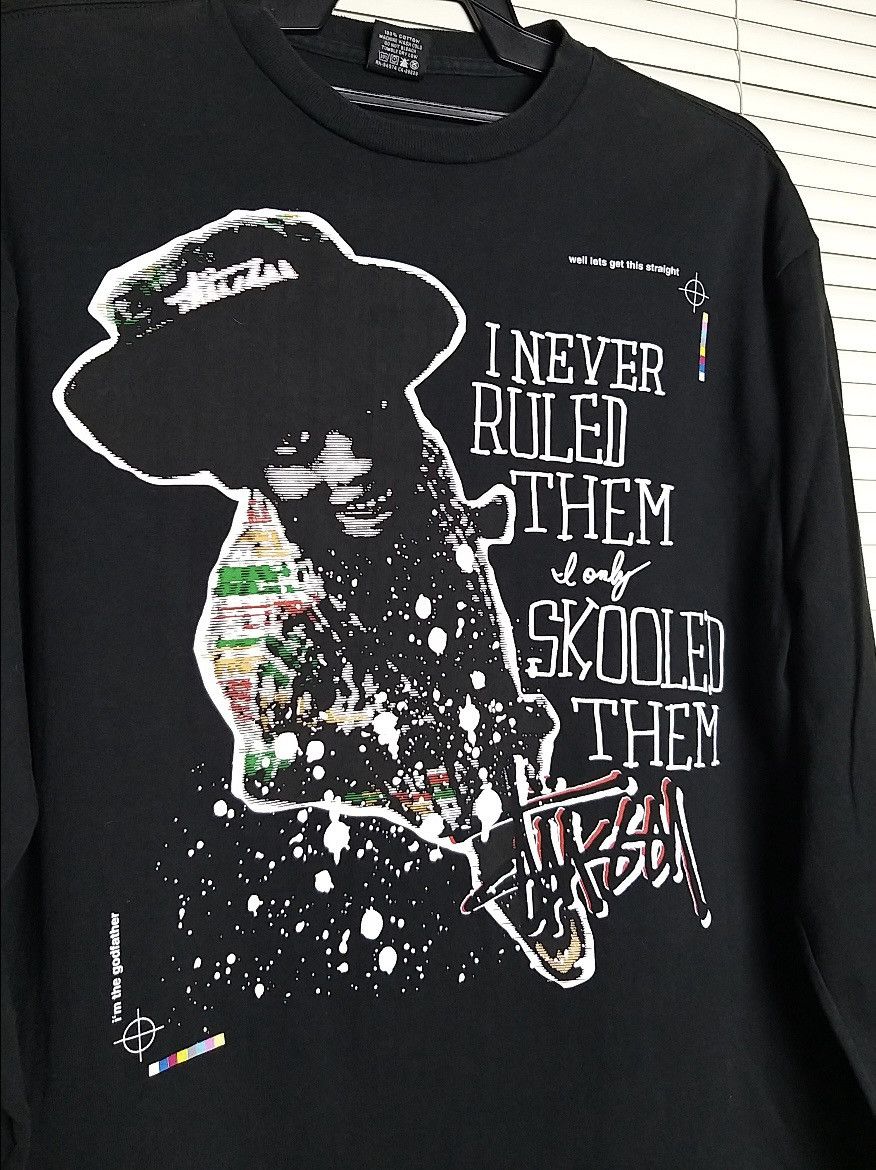 Stussy VINTAGE Y2K STUSSY "I'M THE GODFATHER"L/SLEEVE SHIRT Size US L / EU 52-54 / 3 - 1 Thumbnail