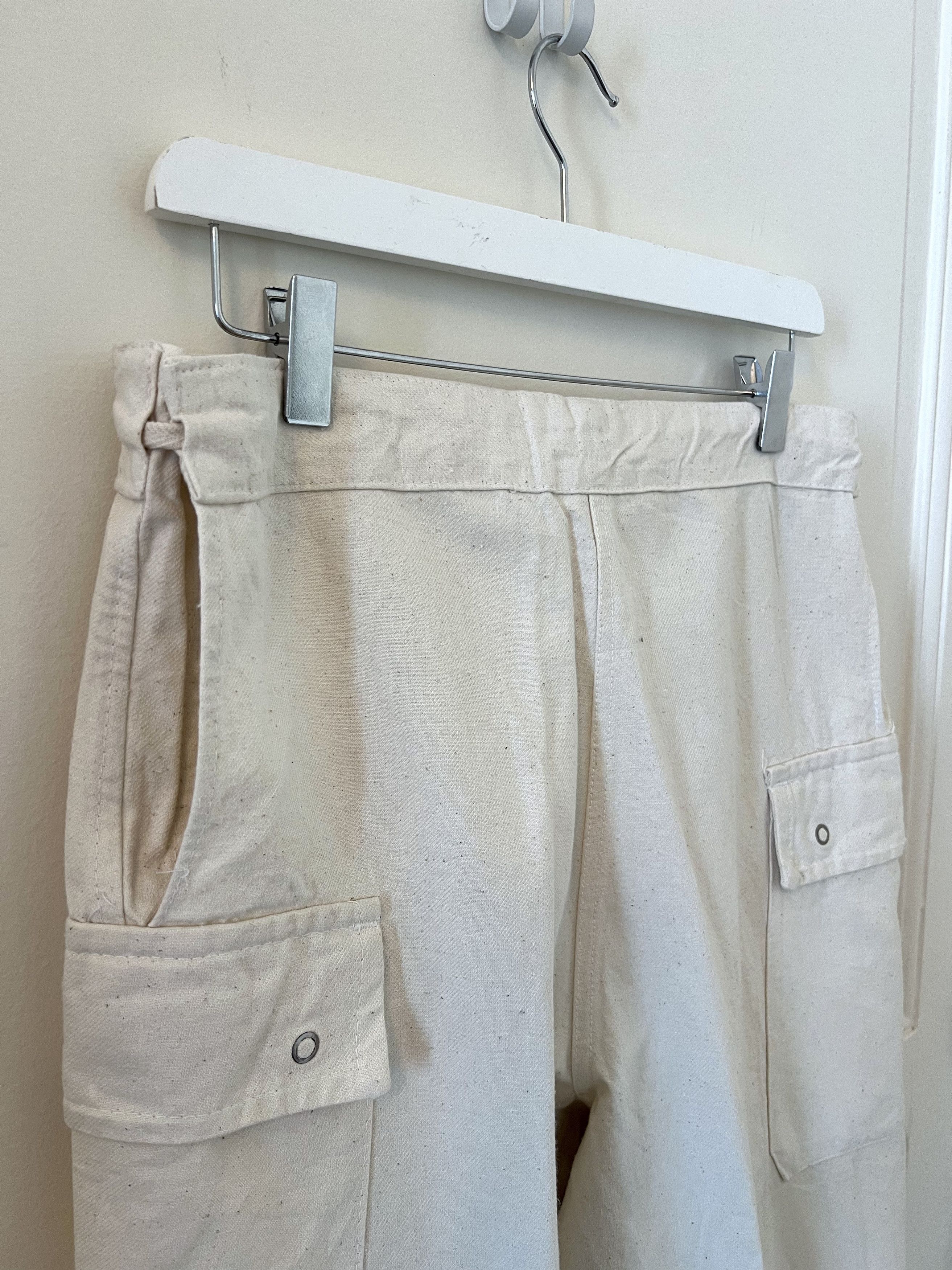 Vintage Pattern Canvas Workwear Pants Size US 34 / EU 50 - 7 Thumbnail