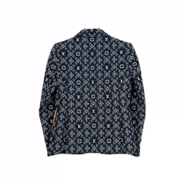 Louis Vuitton Louis Vuitton Dark blue with classic logo blazer 2505-Nexta Size XS / US 0-2 / IT 36-38 - 2 Thumbnail