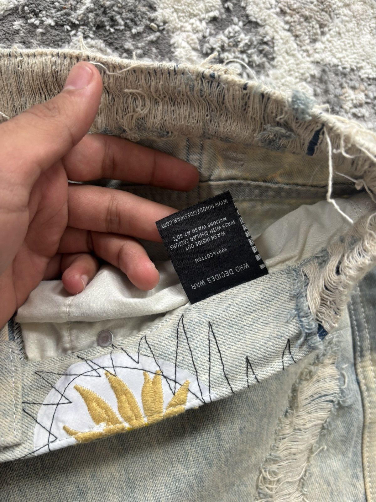 Who Decides War Who decide war Jeans Size US 36 / EU 52 - 4 Thumbnail