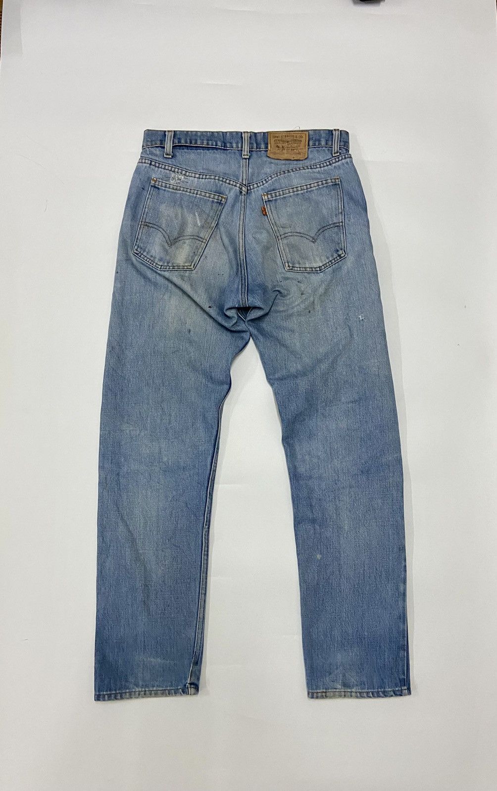 Levi's Vintage Clothing VINTAGE DISTRESSED LEVI'S 505 ORANGE TAB Size US 33 - 2 Thumbnail
