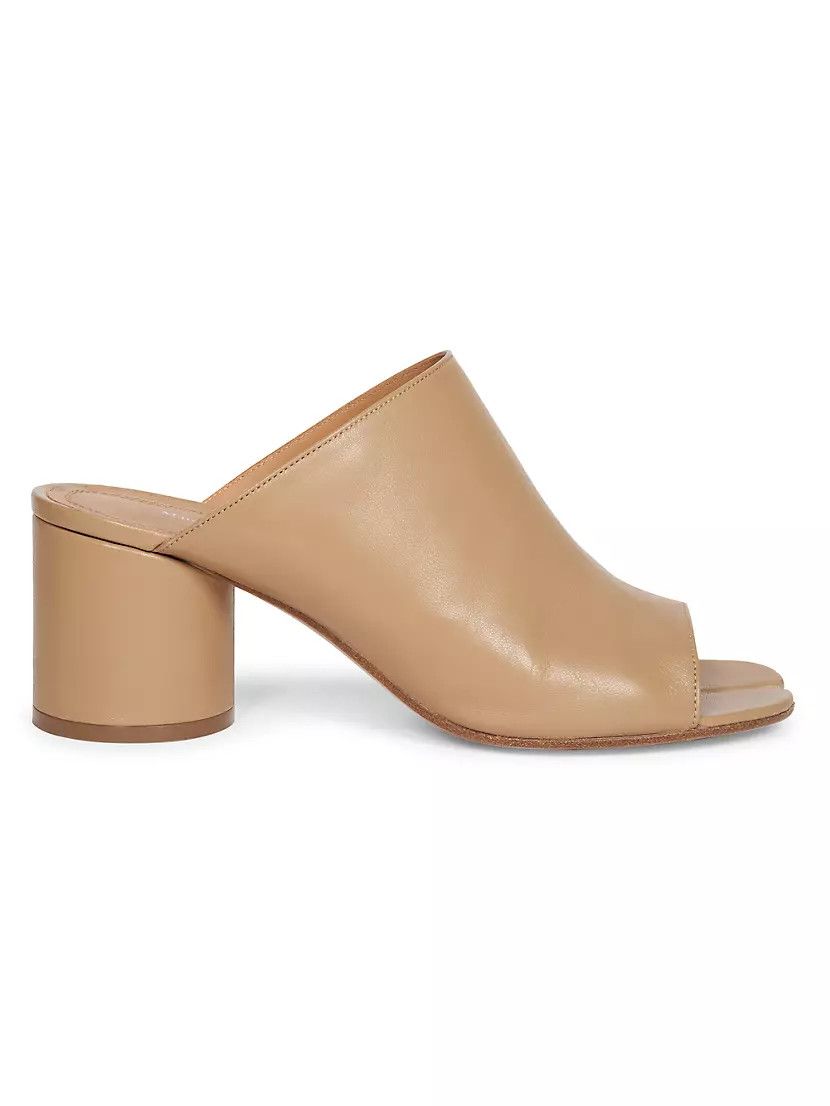 image of Maison Margiela O1W1Db11223 Mule Shoess In Chamois Shoes, Women's (Size 9)