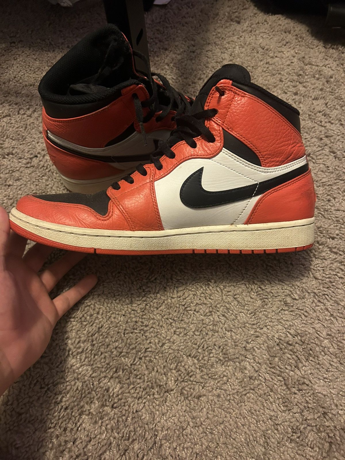Nike Jordan 1 retro high ‘rare air-max orange’ Size US 10 / EU 43 - 2 Thumbnail