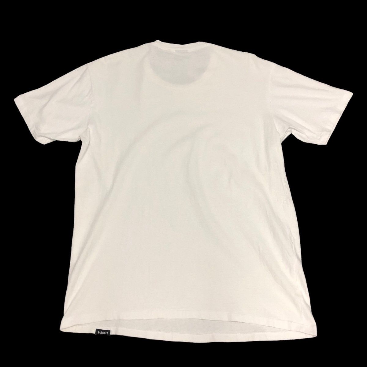 Schott × Vintage Vtg Schott NYC Spell Out Logo Tshirt Size US XXL / EU 58 / 5 - 3 Thumbnail