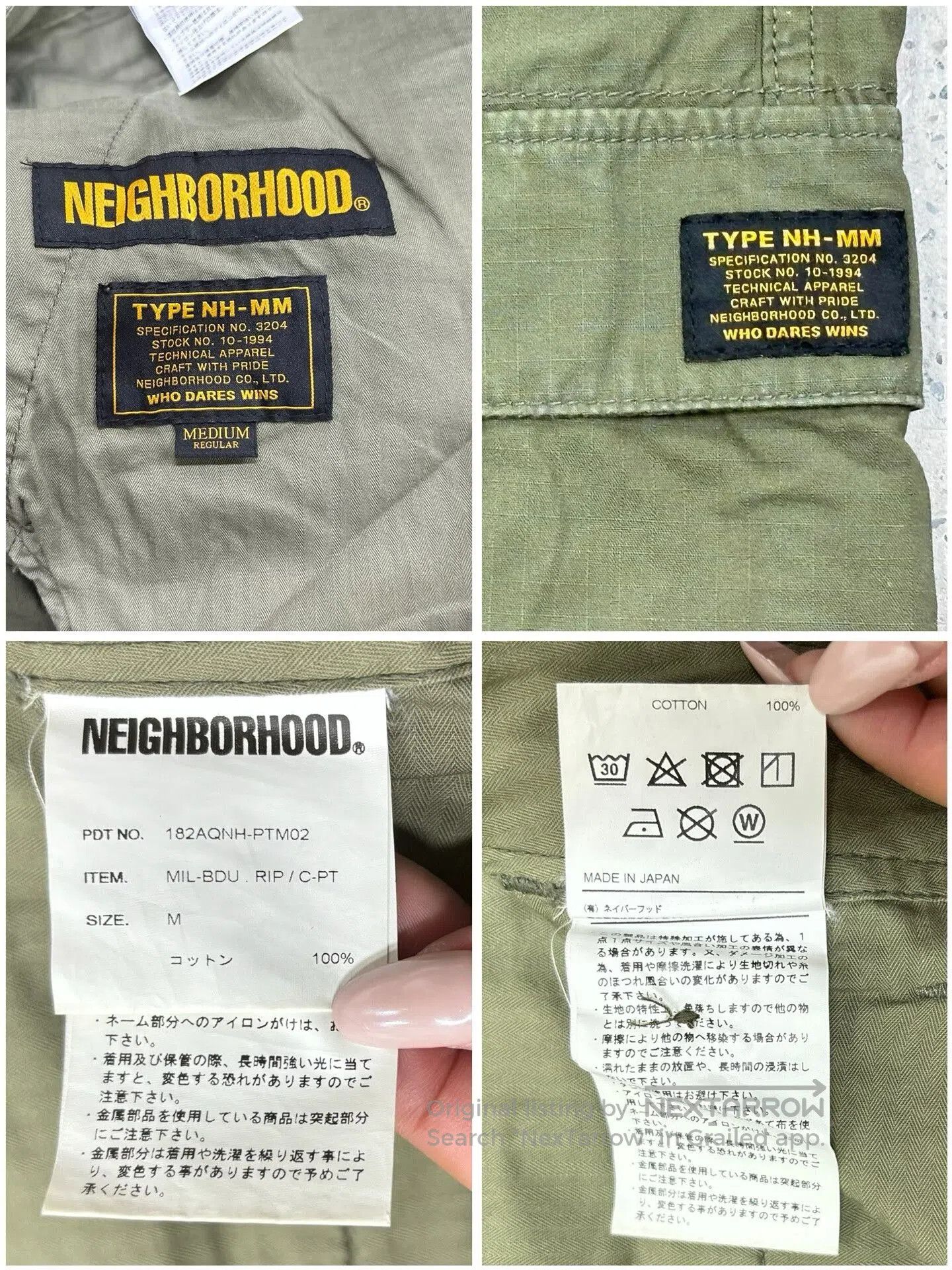 Neighborhood Neighborhood Cargo Pants for Casual Style. Size US 30 / EU 46 - 9 Thumbnail