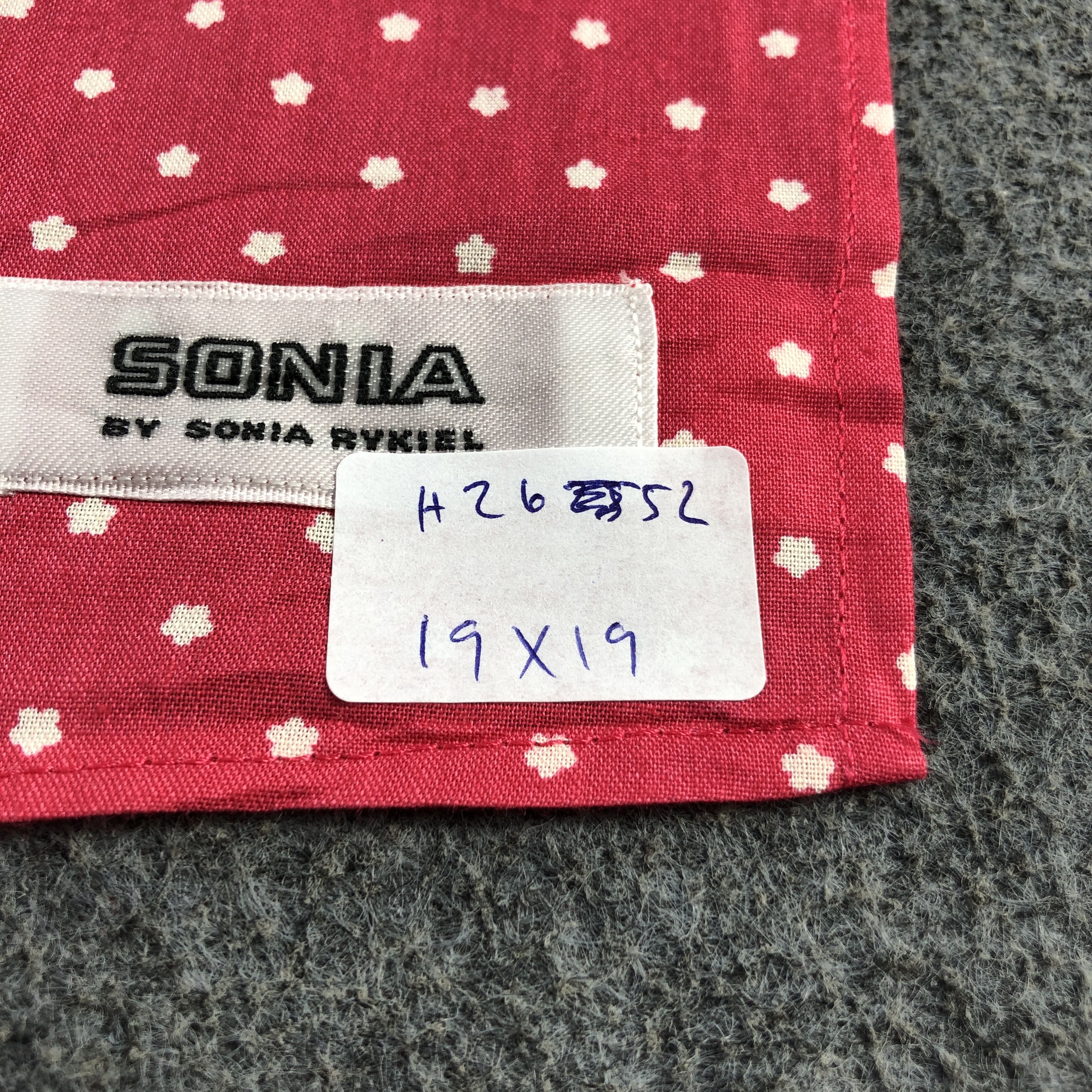 Sonia Rykiel × Vintage Sonia Rykiel Handkerchief Neckerchief Bandana H2652 Size ONE SIZE - 7 Thumbnail