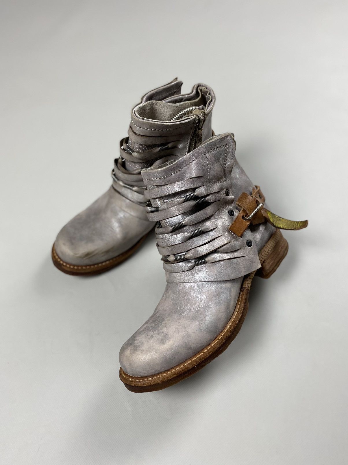 A.S.98 A.S. 98 ladies avant-garde ankle combat boots shoes size 37 Size US 7 / IT 37 - 15 Thumbnail