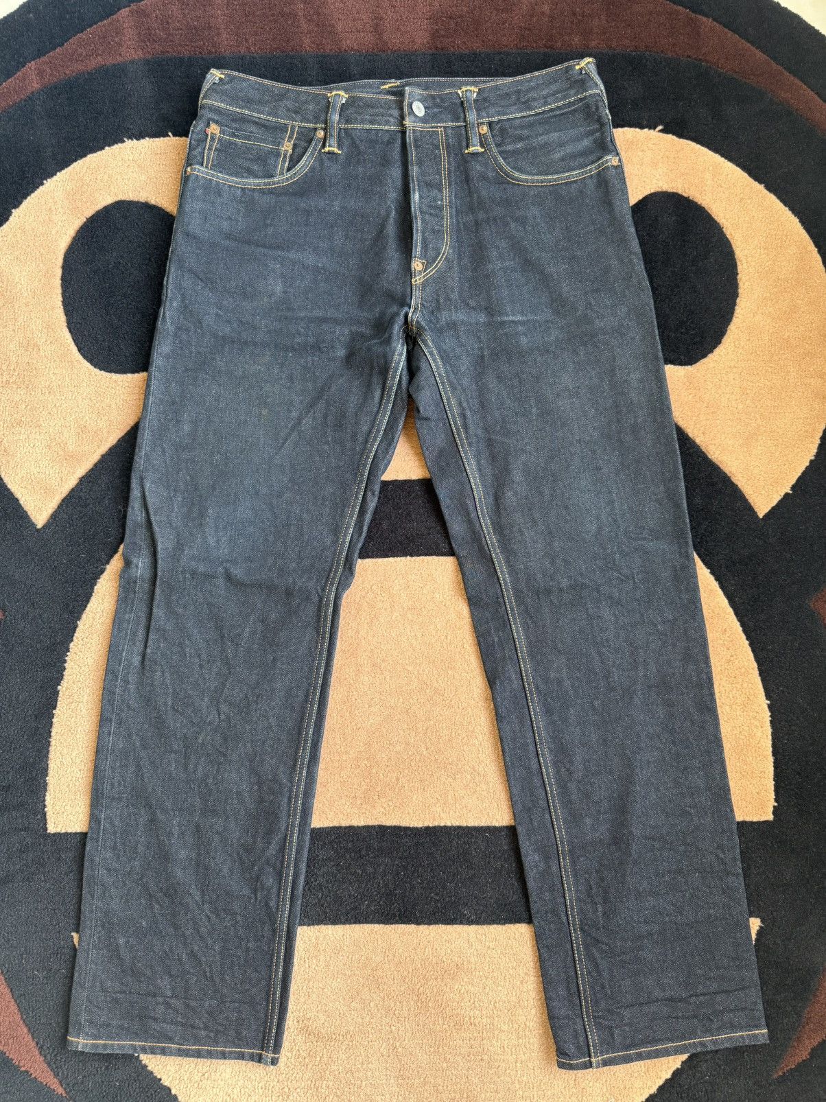 Evisu EVISU red daicock style denim jeans！size：32x34 Size US 32 / EU 48 - 2 Thumbnail
