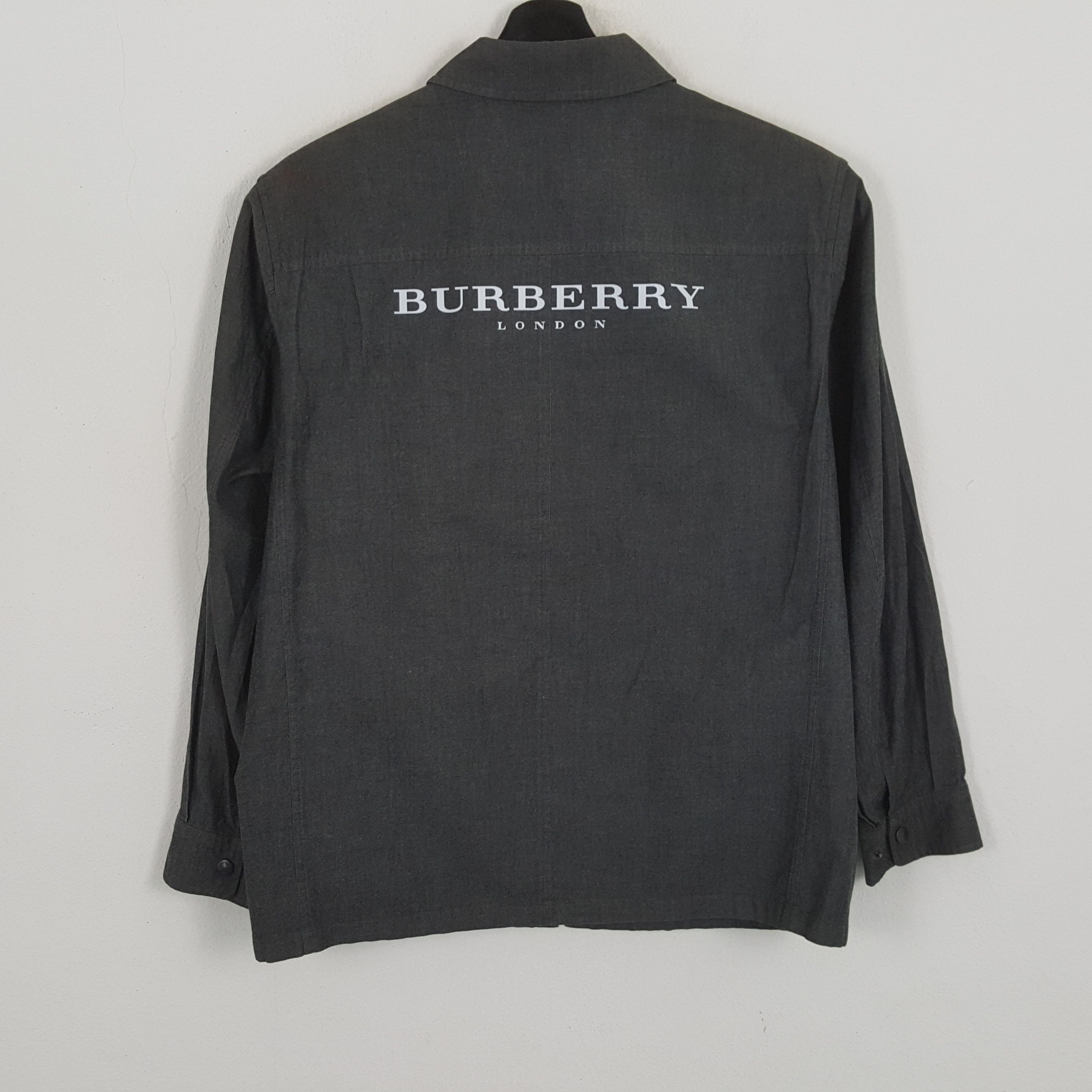 Burberry × Vintage BURBERRY LONDON Fashion Style Custom Art Jacket Size US L / EU 52-54 / 3 - 1 Thumbnail