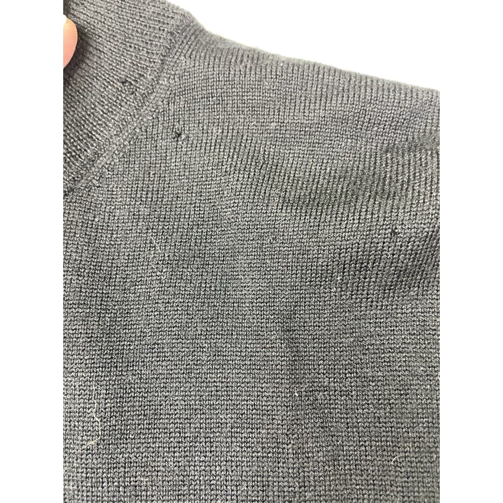 Peter Millar Peter Millar Merino Wool 1/4 Zip Pullover Vest Golf Winged Foot Black Mens L Size US L / EU 52-54 / 3 - 6 Thumbnail