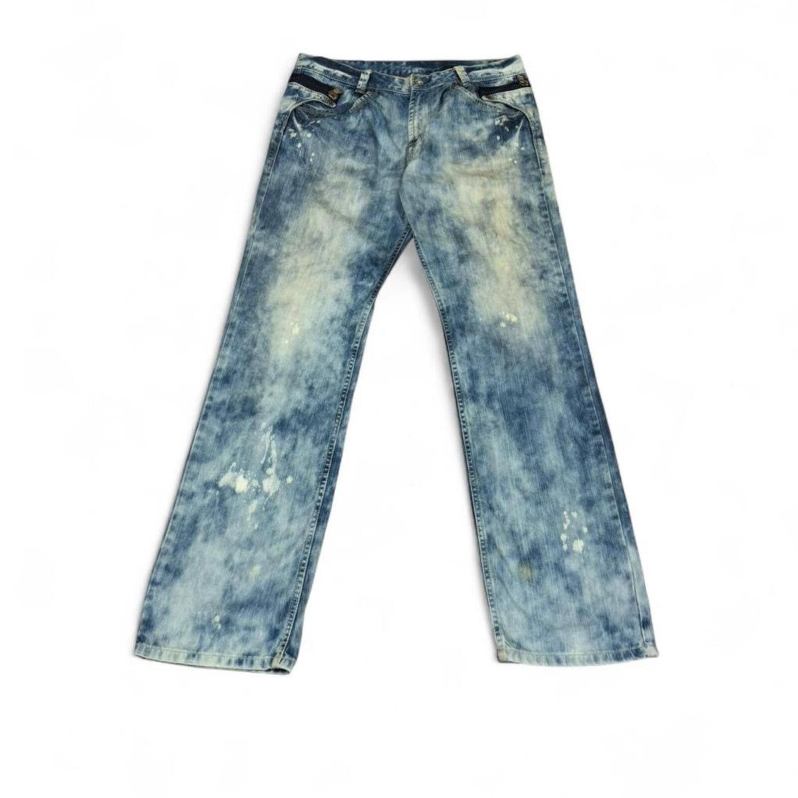 True Religion Y2K EXR Progressive light wash denim jeans light weight Size US 33 - 3 Thumbnail