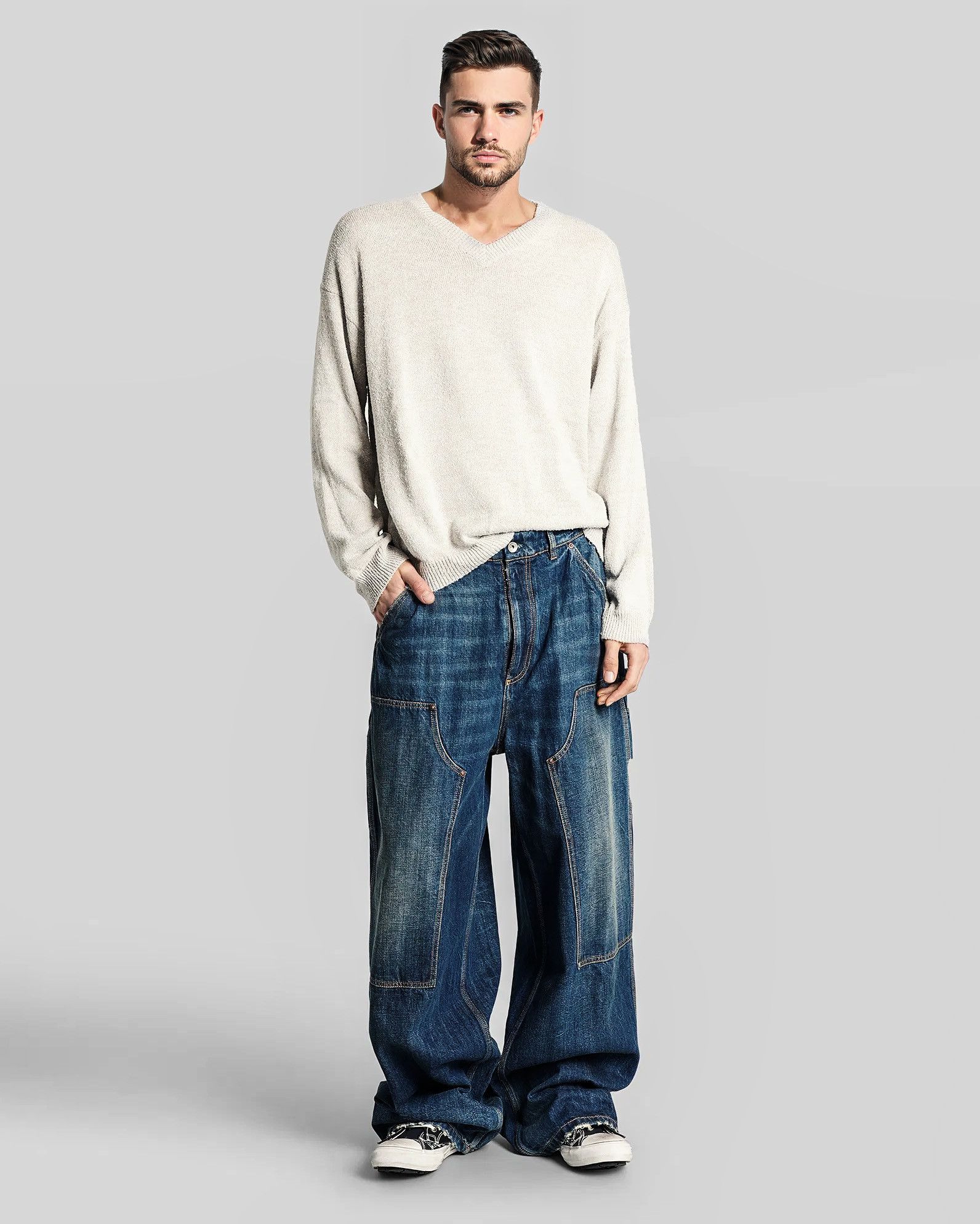 Maison Margiela Margiela Double Knee Carpenter Jeans Size US 32 / EU 48 - 1 Thumbnail