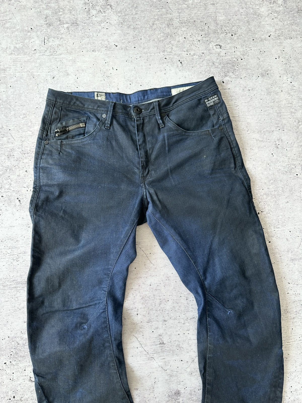 G-Star G Star Raw Ocean Loose Tapered Jeans Pants Size US 29 - 2 Thumbnail