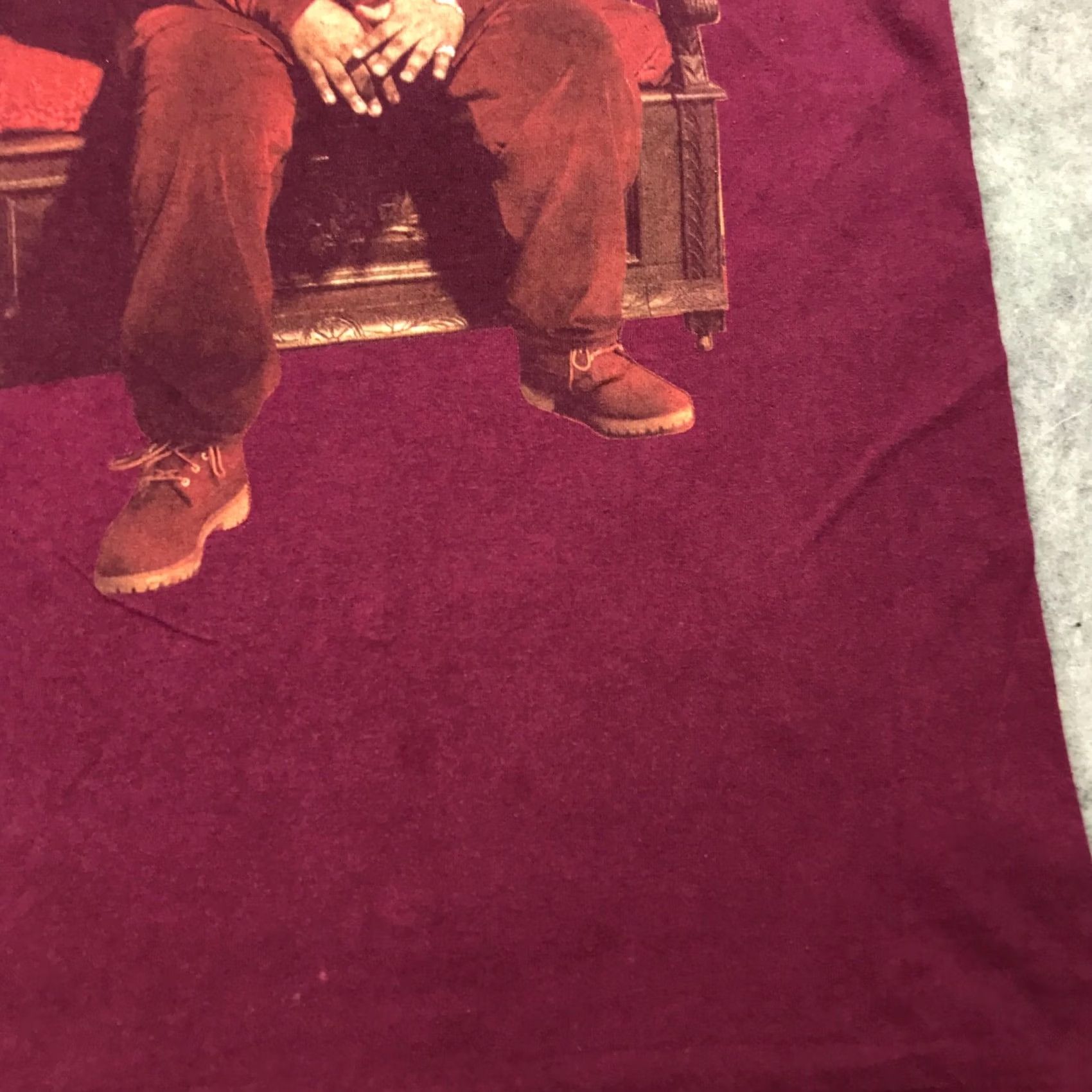 Vintage Notorious B.I.G. Mens Shirt M Red Biggie Smalls Tee Shirt Crew Neck Short Sleeve T-Shirt Music Graphic Print Size US M / EU 48-50 / 2 - 5 Thumbnail