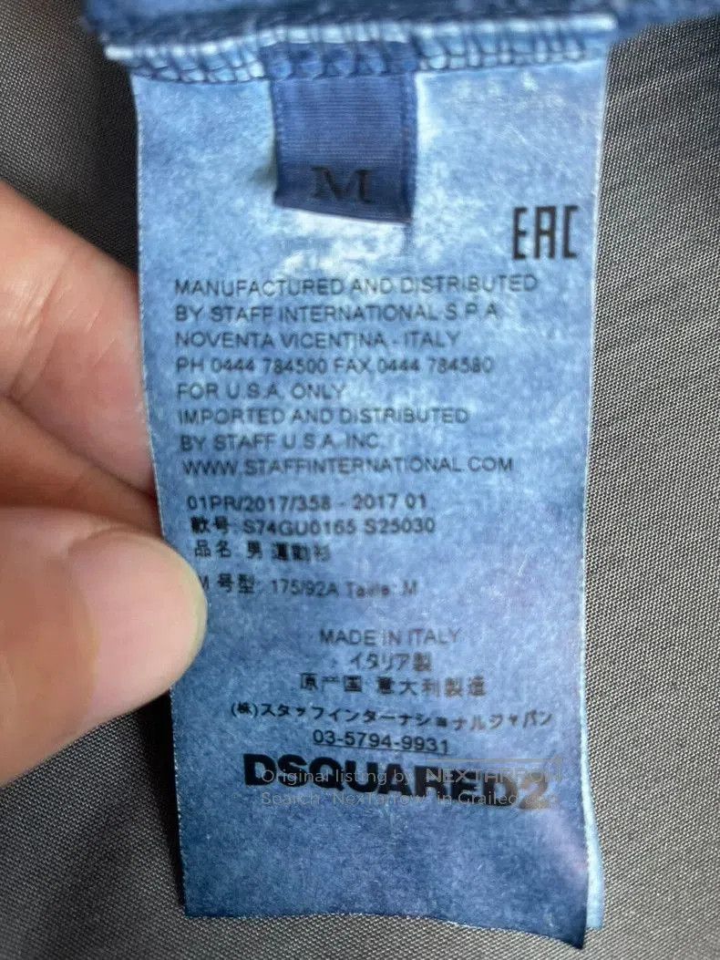 Dsquared2 DSquared2 Caten Brothers Blue Sweatshirt. Size US M / EU 48-50 / 2 - 5 Thumbnail