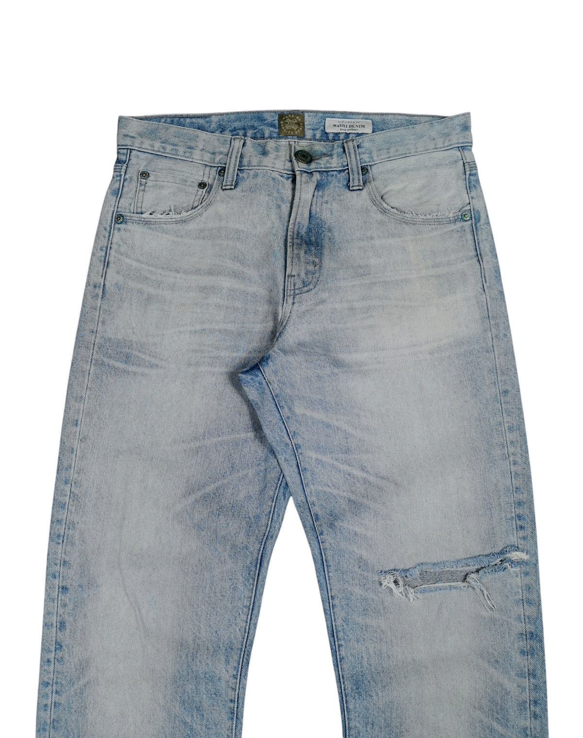 Kapital Back Number Kaihara Denim Distressed Jeans Size US 31 - 1 Thumbnail