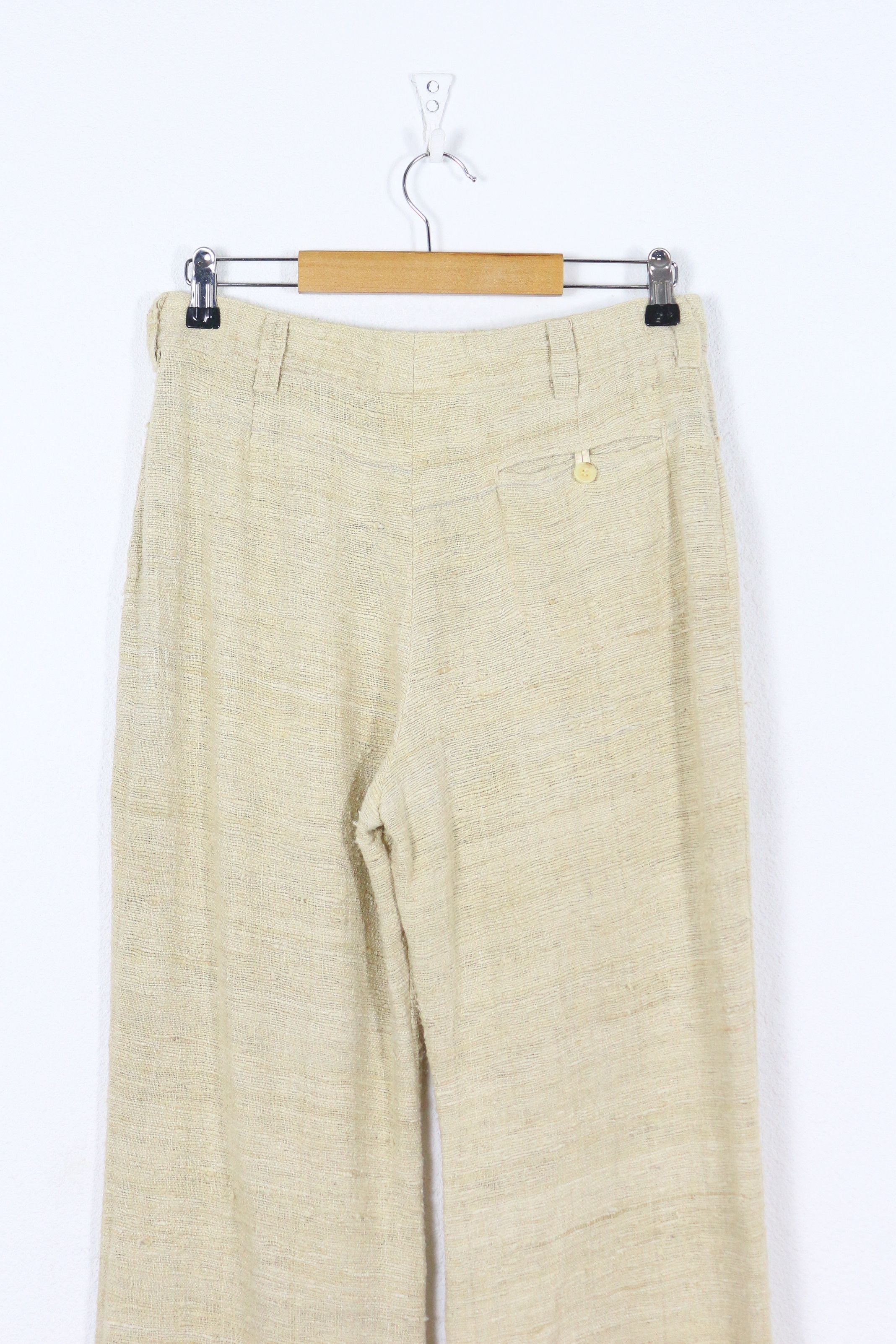 Chloe Chloe Ecru Beige Silk Unstructured Trousers Pants 38 Size 27" / US 4 / IT 40 - 7 Thumbnail