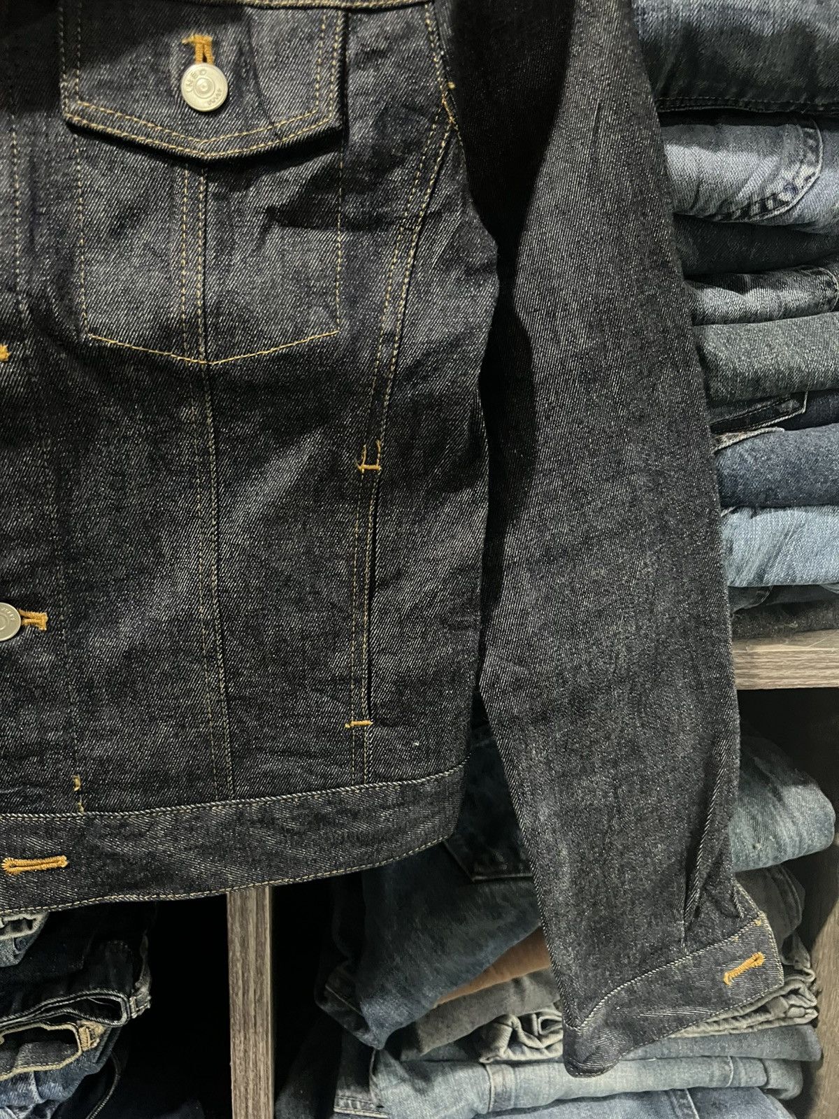 Yohji Yamamoto 🔥Inéd Jeans Yohji Yamamoto Denim Jacket Size S / US 4 / IT 40 - 8 Thumbnail