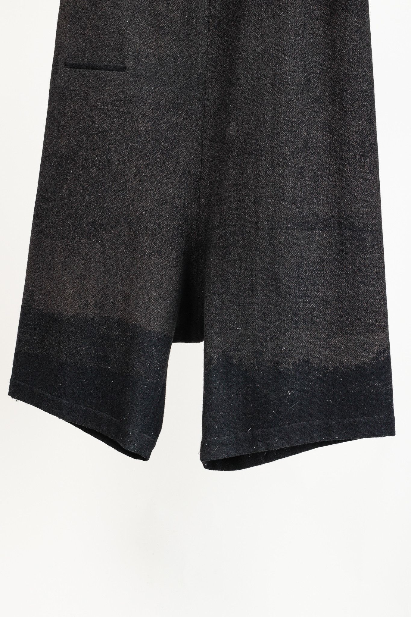 Other Shirin Guild Brown & Black Wool Drop-Crotch Pants Size 30" / US 8 / IT 44 - 4 Thumbnail
