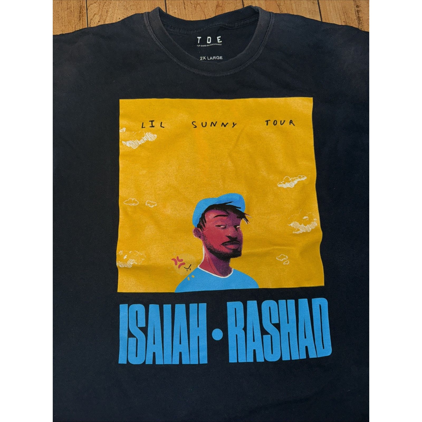 Rap Tees × Top Dawg Entertainment Isaiah Rashad Long Sleeve Shirt Black 2XL Lil Sunny Tour Size US XXL / EU 58 / 5 - 3 Thumbnail