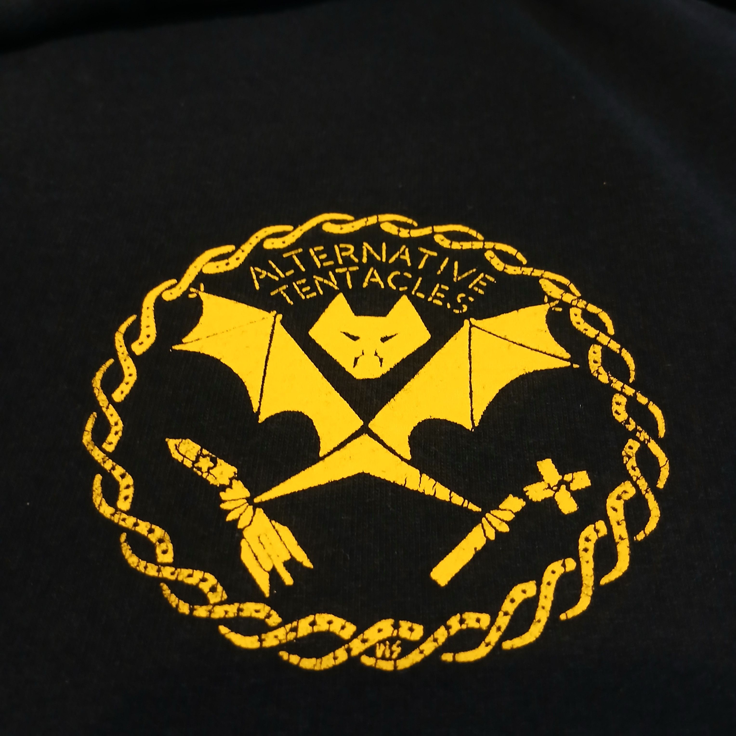 Fruit Of The Loom Vtg 90s Alternative Tentacles Long Sleeve Logo Tee Size XL Size US XL / EU 56 / 4 - 3 Thumbnail