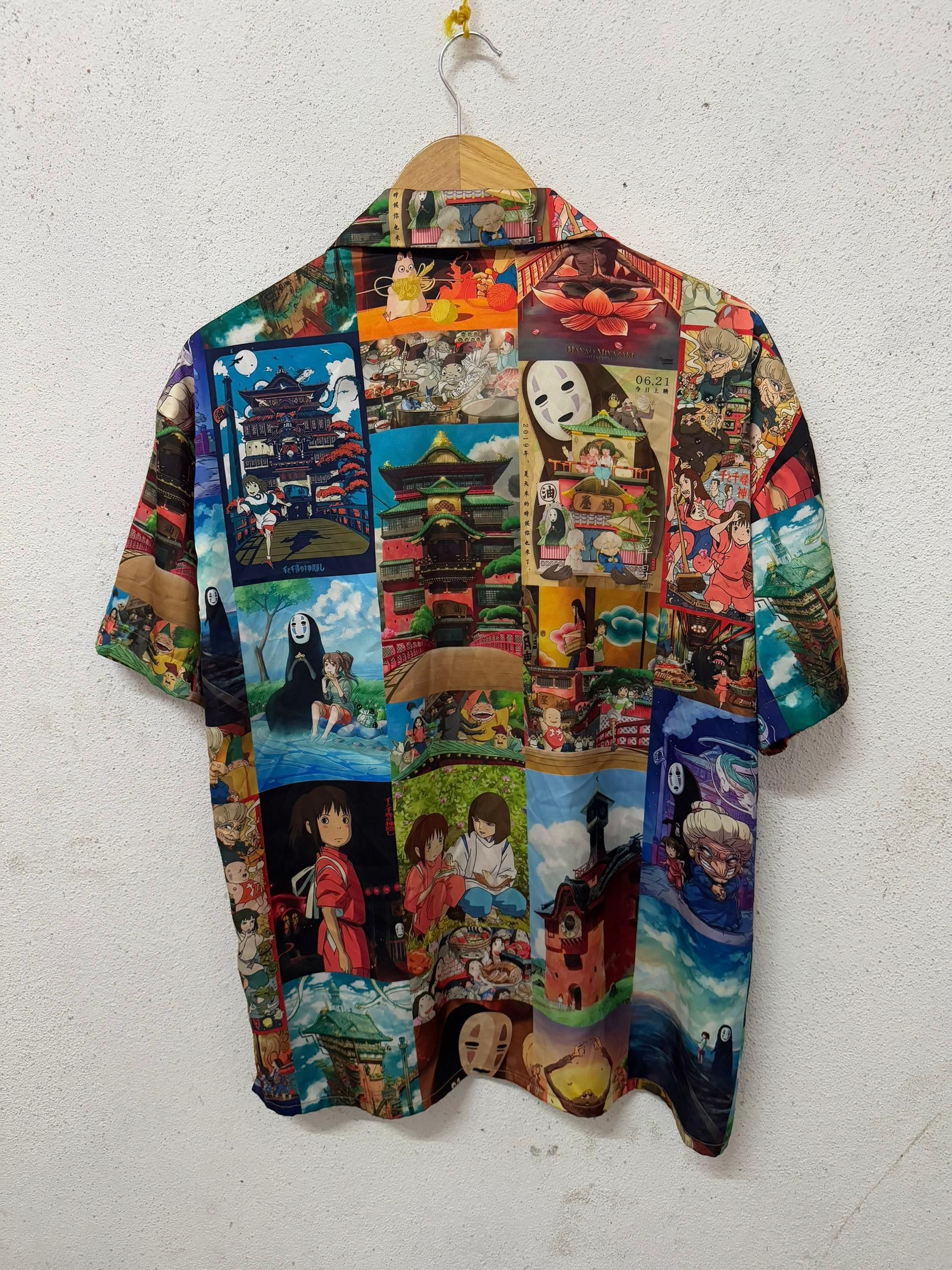If Six Was Nine × Japanese Brand Studio ghibli spirit away full print satin button ups Size US L / EU 52-54 / 3 - 3 Thumbnail