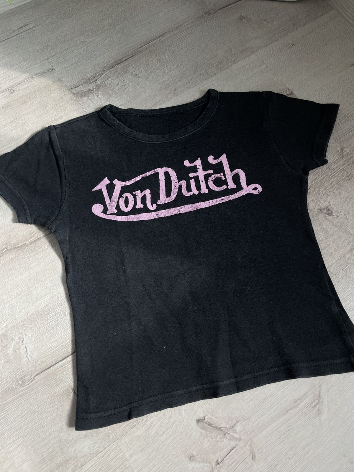 Japanese Brand Vintage Y2k Faded Von Dutch Big Logo Tank Top 00s Tee Size M / US 6-8 / IT 42-44 - 5 Thumbnail