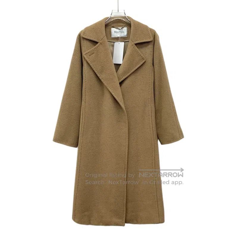 Max Mara Max Mara Brown Camel Hair Reversible Belted Coat Size XS / US 0-2 / IT 36-38 - 1 Thumbnail