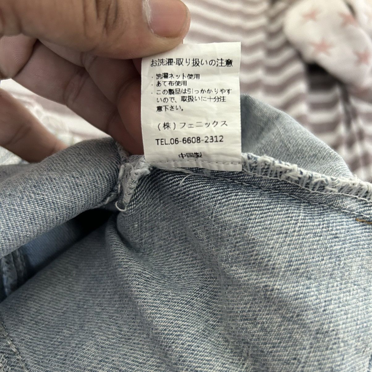 Vintage Vintage Narcissus Crop Top Distressed Denim Jacket Size L / US 10 / IT 46 - 13 Thumbnail